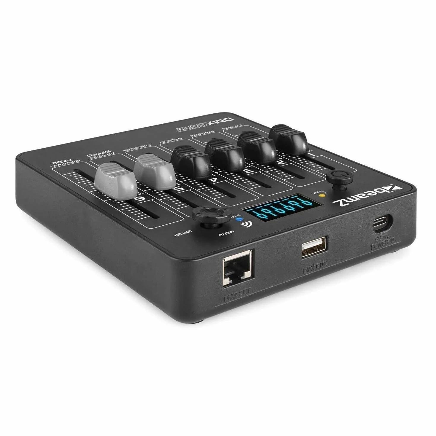 Beamz DMX65W Controlador Inalámbrico DMX Alimentado por Batería 154067