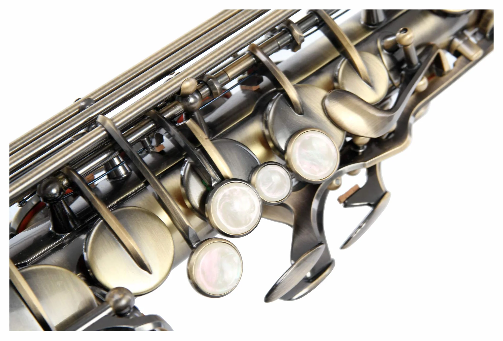 Classic Cantabile Winds AS-450 Antique Yellow Eb Saxofón Alto - Afinación Eb - Clave de Fa sostenido alta - Set ahorro incl. 10 cañas para saxofón | Mecánica ergonómica, 10 hojas de grosor 2,5, maletín ligero con mochila