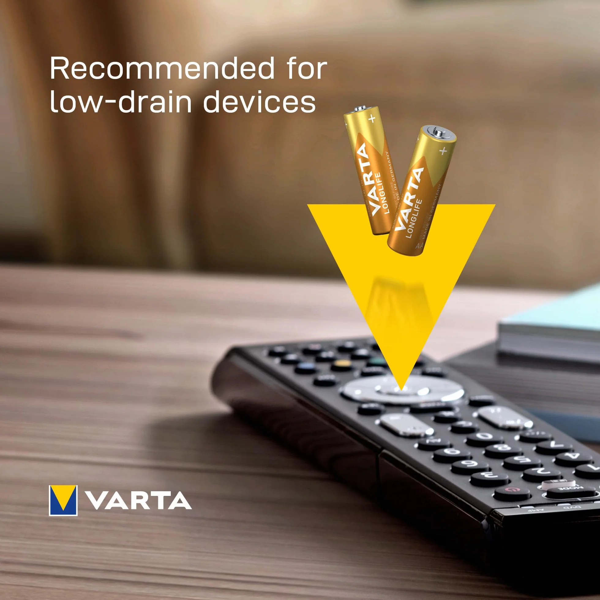 Varta Longlife Power AA Mignon LR06 pilas alcalinas 10 unidades Made in Germany