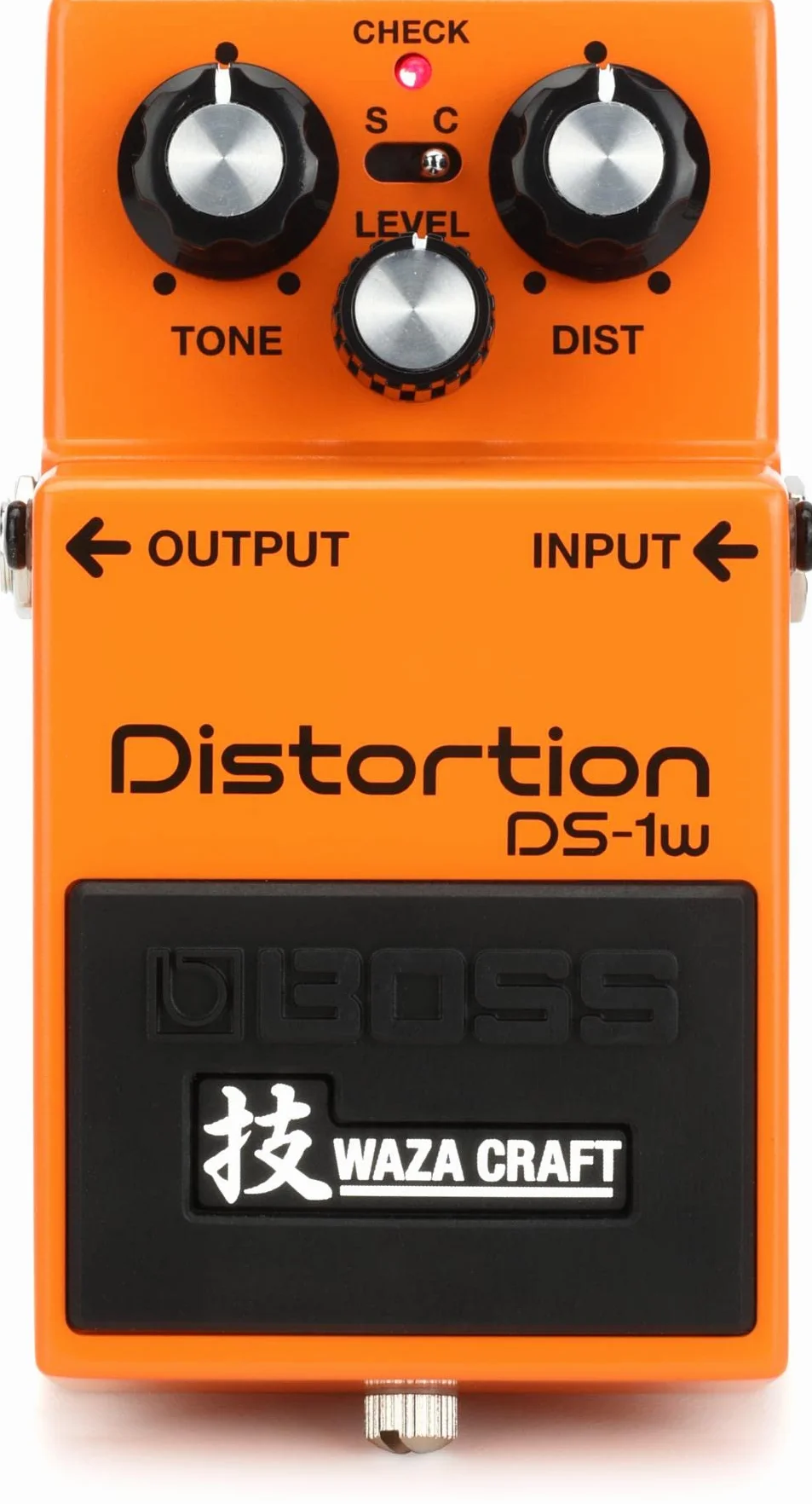 BOSS DS-1W Special Edition Waza Craft Distortion Pedal voor de Ultieme BOSS Tone Experience - Uitgebreid met Twee Modi voor Meer Toonbereik - Legendarische Sound voor Elektrische Gitaar