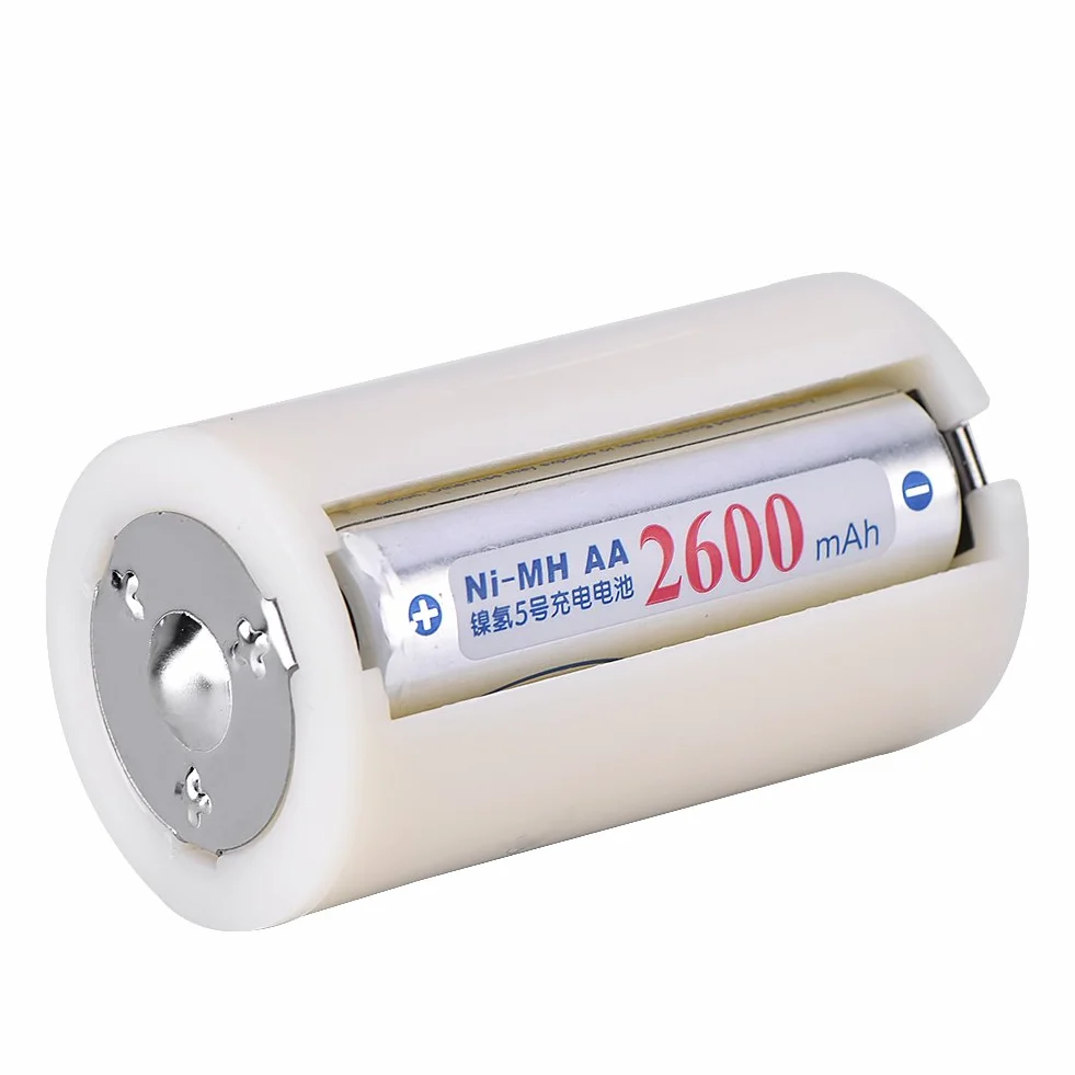 Conversor de batería -5 PCS. 3 x AA a 1 D Tamaño Paralelo Soporte de Batería Adaptador de Conversión Conmutador Conversor Carcasa