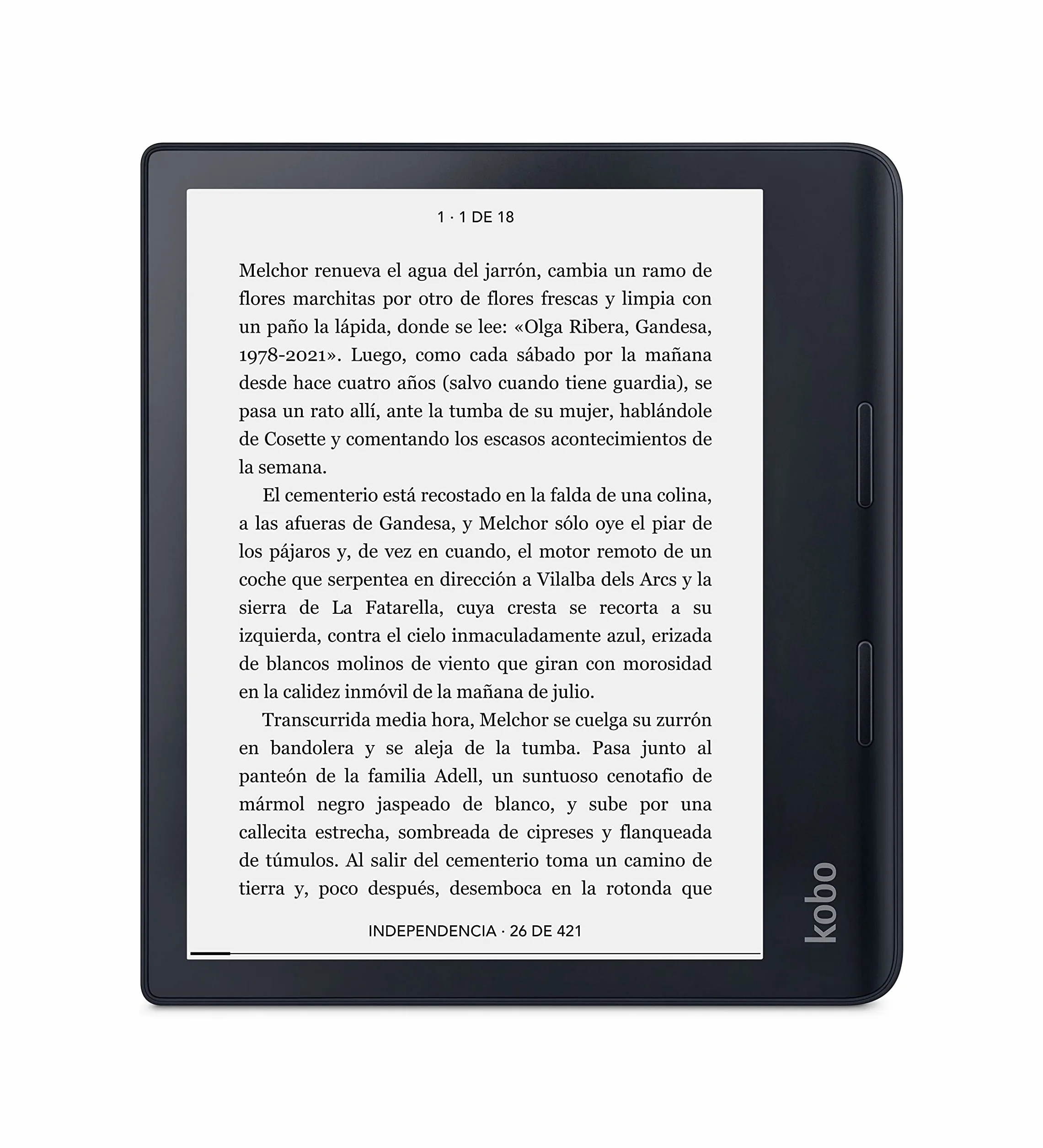Rakuten Kobo Sage eReader 8" táctil HD Carta E Ink antirreflejos Resistente al Agua 32GB Negro