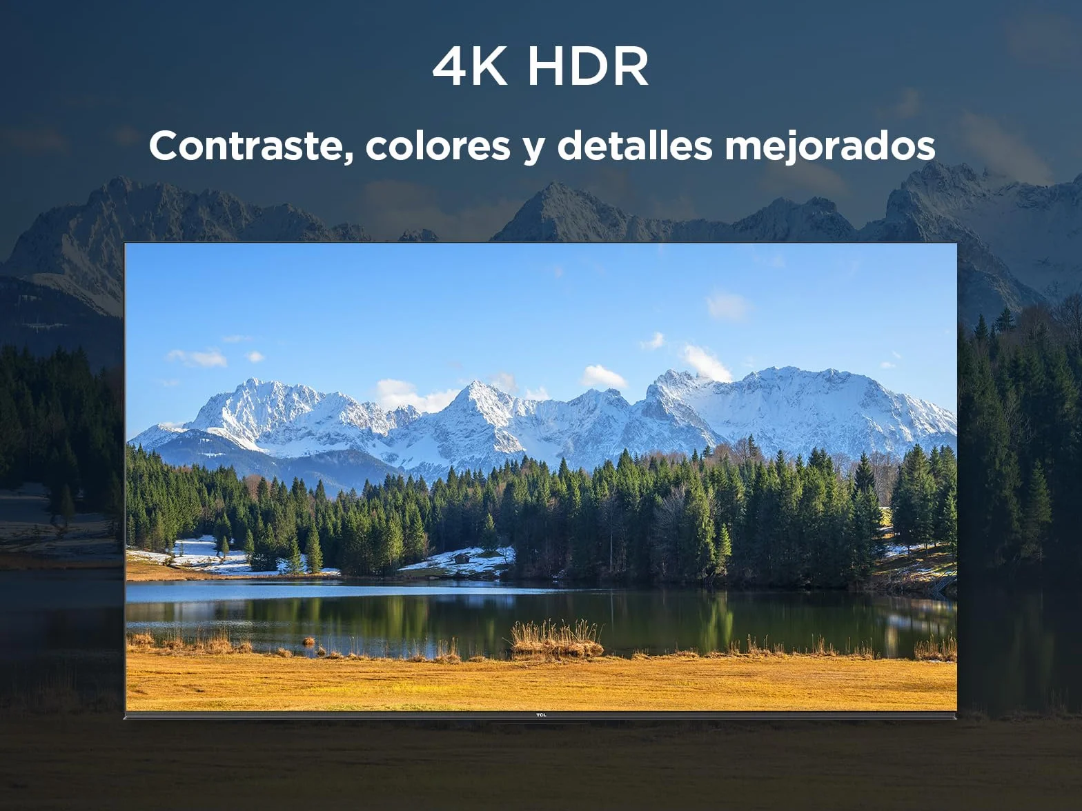TCL 43V6C Televisor 43 Pulgadas 4K Smart TV LED, HDR, Google TV, Dolby Audio, Alexa y Google Assistant, Chromecast Built-in, Motion Clarity