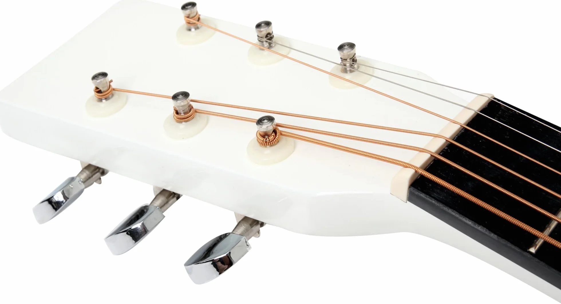 Classic Cantabile WS-10WH-CE Guitarra Western con pickup (acústica y amplificada, dreadnought, cutaway, EQ de 3 bandas + Presence, afinador con LCD, salidas XLR y jack) blanco brillo