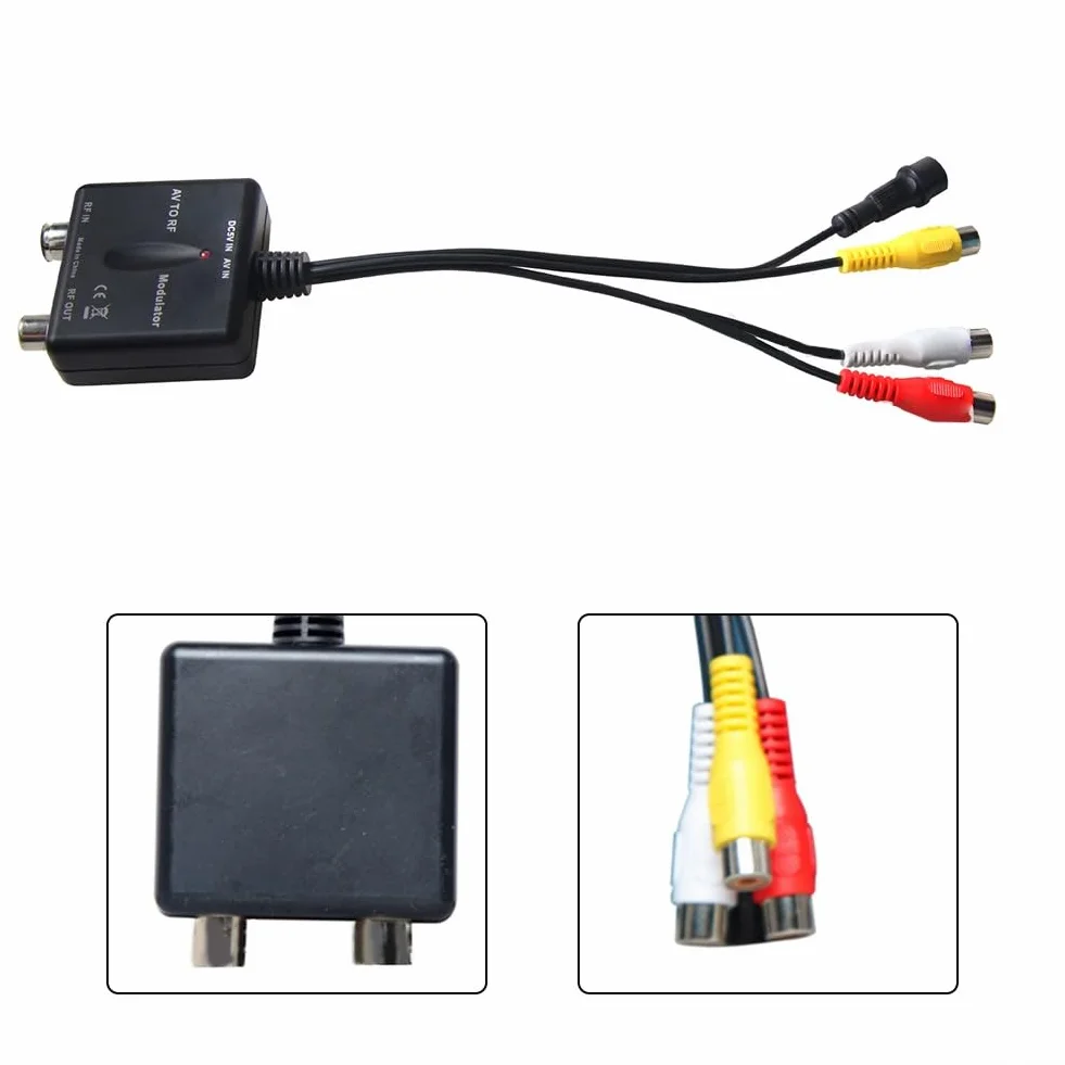 AV al modulador M03 del RF para la frecuencia de funcionamiento del VHF con la conexión coaxial fácil