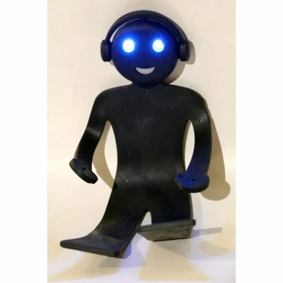 Balvi - Luz Lectura Android Negro Silicona 2xCR1220