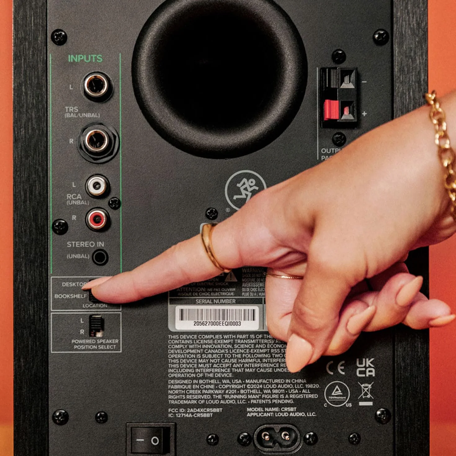 Mackie CR3.5BT - Monitores activos de estudio de 2 vías, altavoz Bluetooth con pies keepdrum