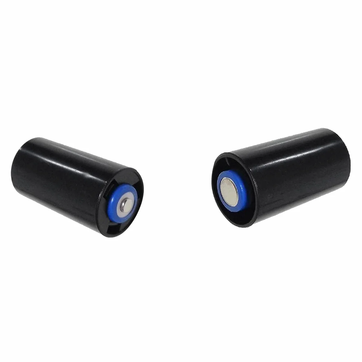 10 paquetes de pilas AA a C adaptador de batería, soporte de distancia AA a C, adaptador de batería AA a C, estuche convertidor (negro)
