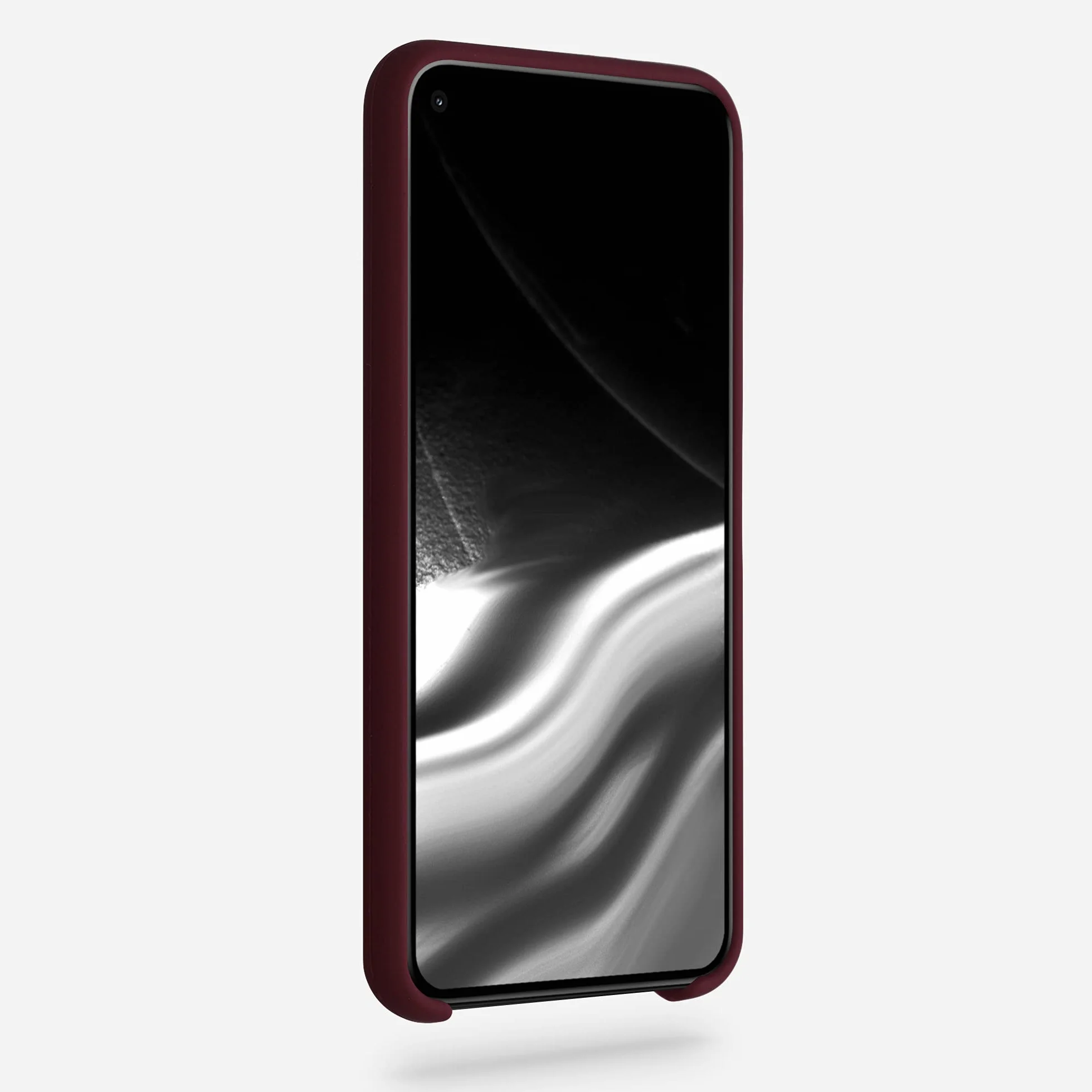 kwmobile Carcasa Compatible con Google Pixel 5 Funda TPU y Silicona antigolpes - Rojo Vino