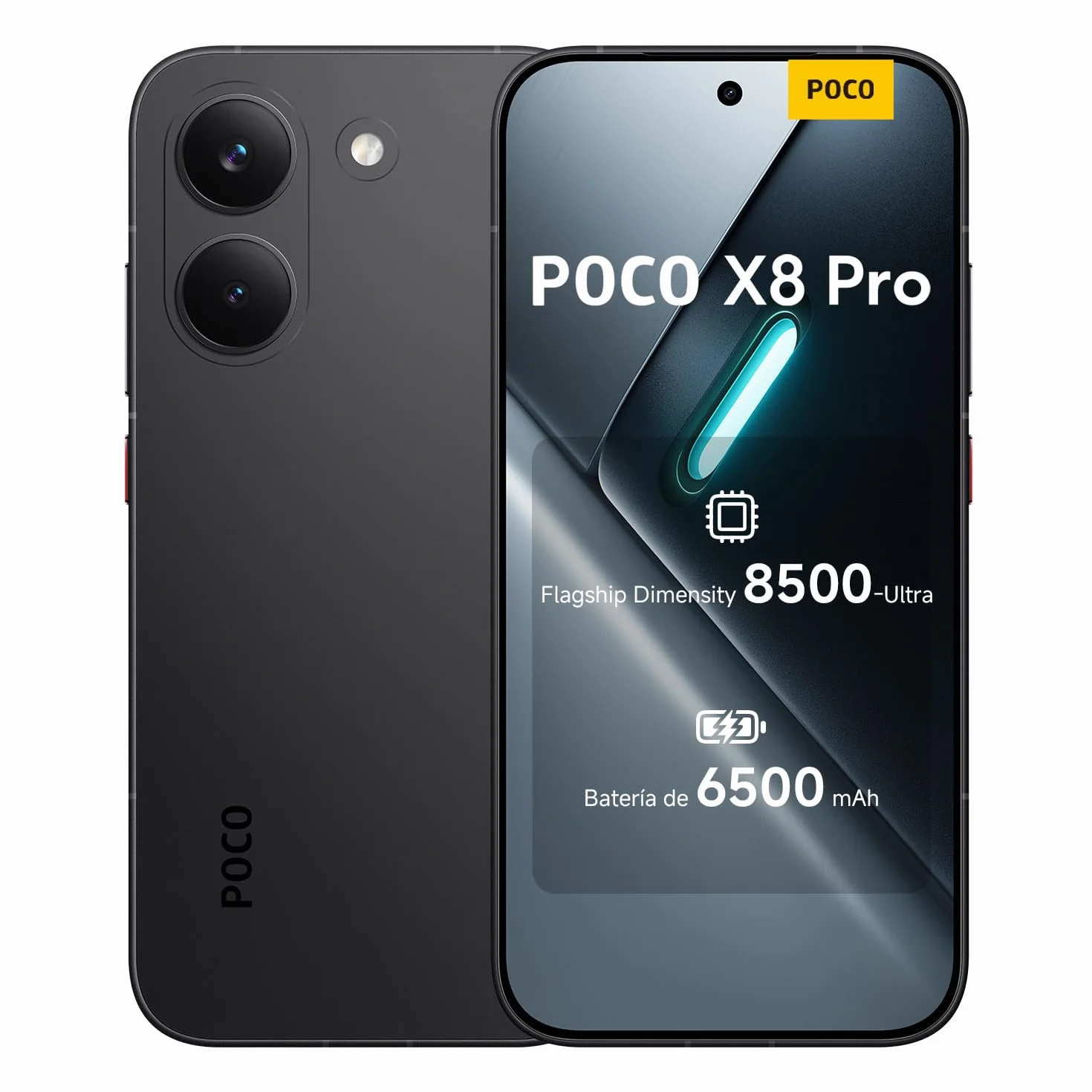 XIAOMI POCO X8 Pro Smartphone 8+512GB Dimensity 8500-Ultra 6500mAh 50MP Sony IMX882 OIS Negro