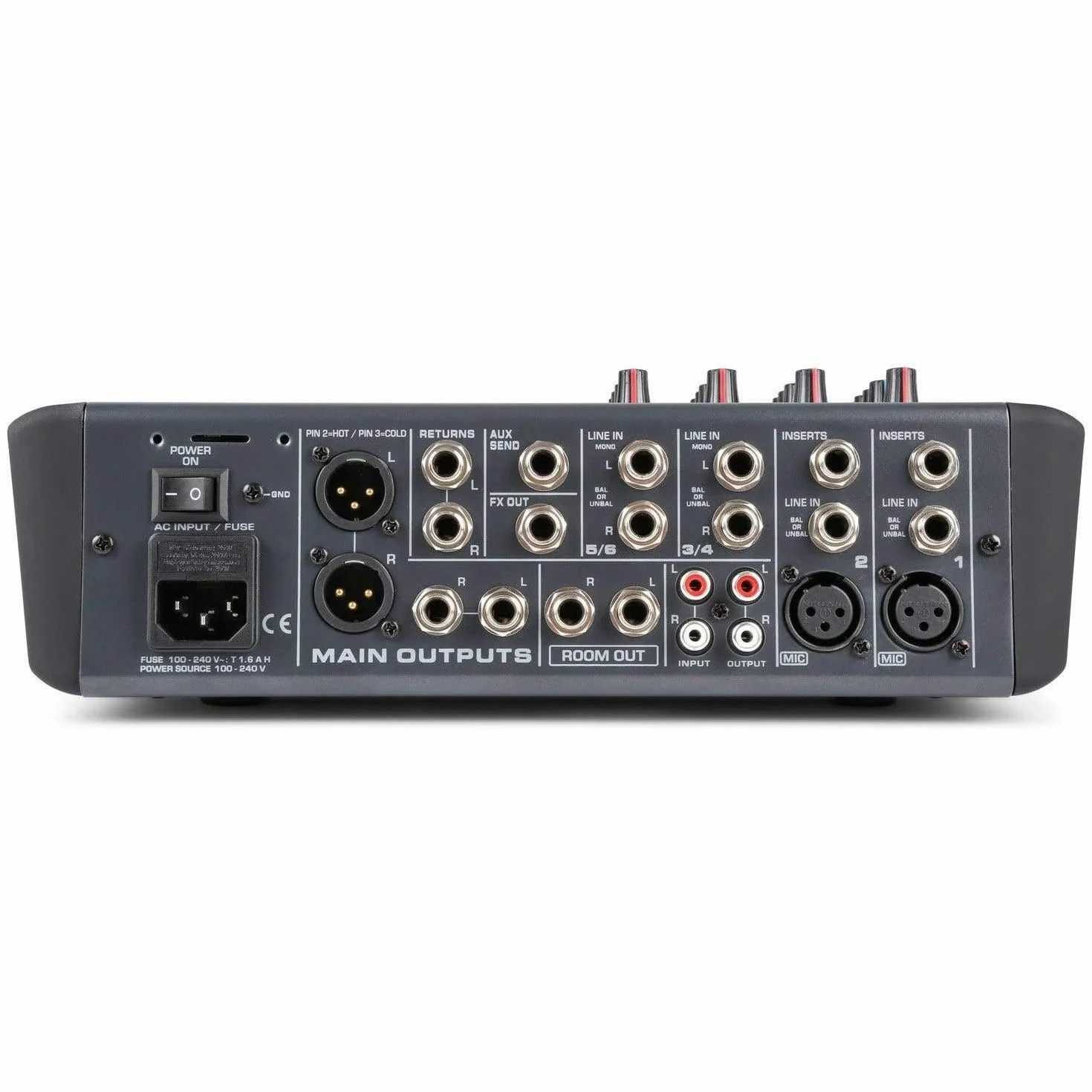 Power Dynamics PDM-S604 - Mezclador DJ profesional de 6 canales con efectos DSP, ecualizador gráfico de 9 bandas, Bluetooth, Reproductor USB/MP3, entrada de micrófono, ideal para música en directo