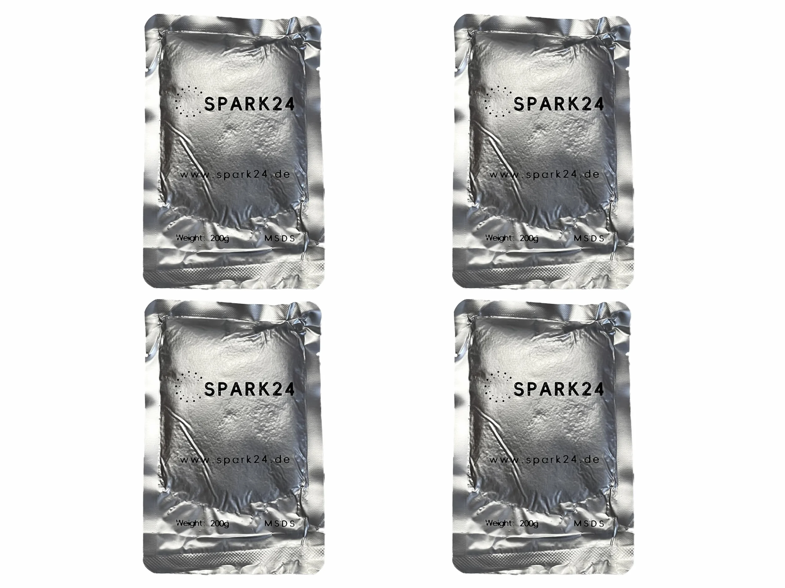 Cold Spark Machine Gránulos para chispas frías chispas de titanio en polvo (4x 200g)