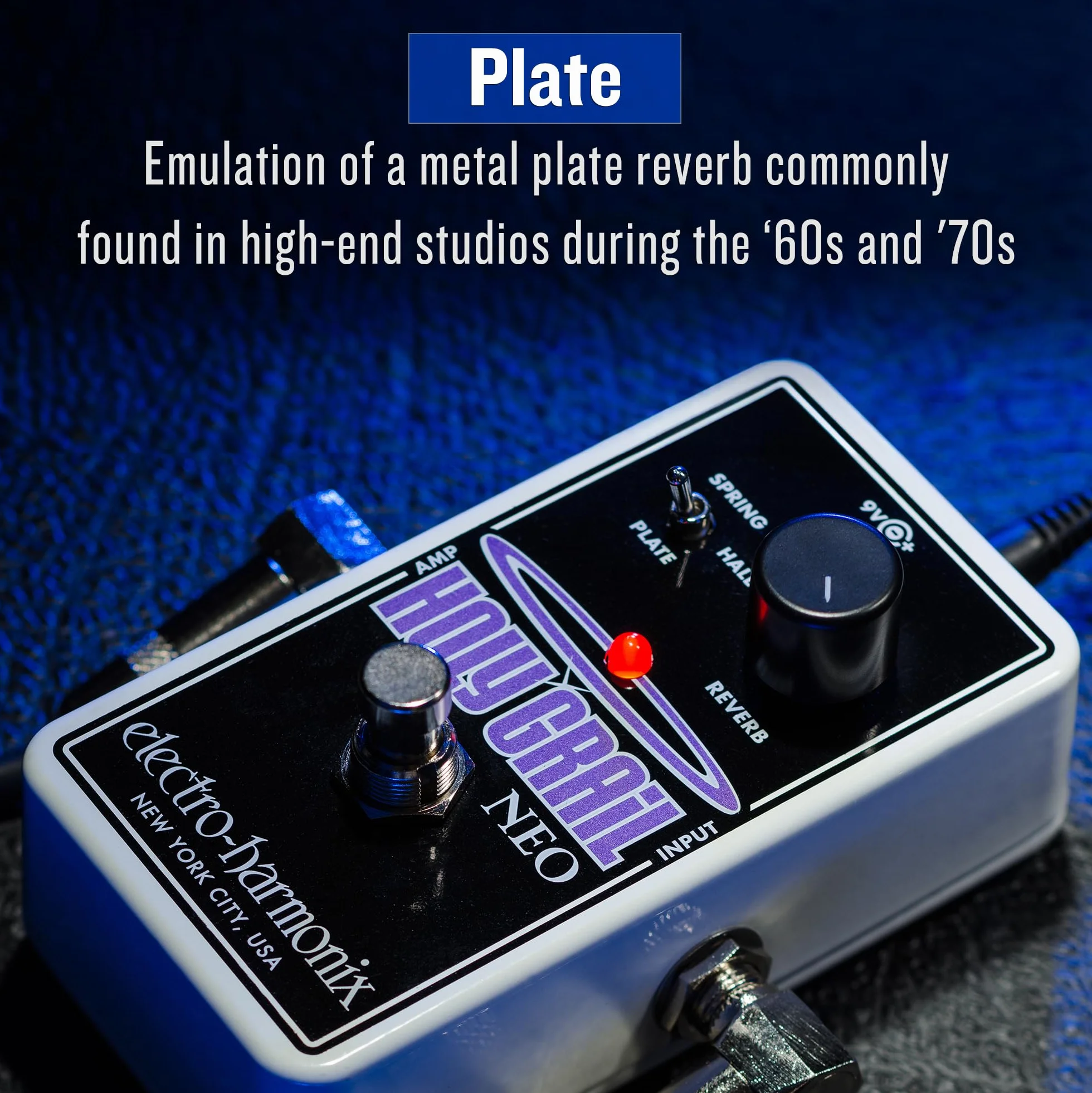 Electro-Harmonix 665226 efecto de guitarra eléctrica con sintetizador Filtro Holy Grail Neo