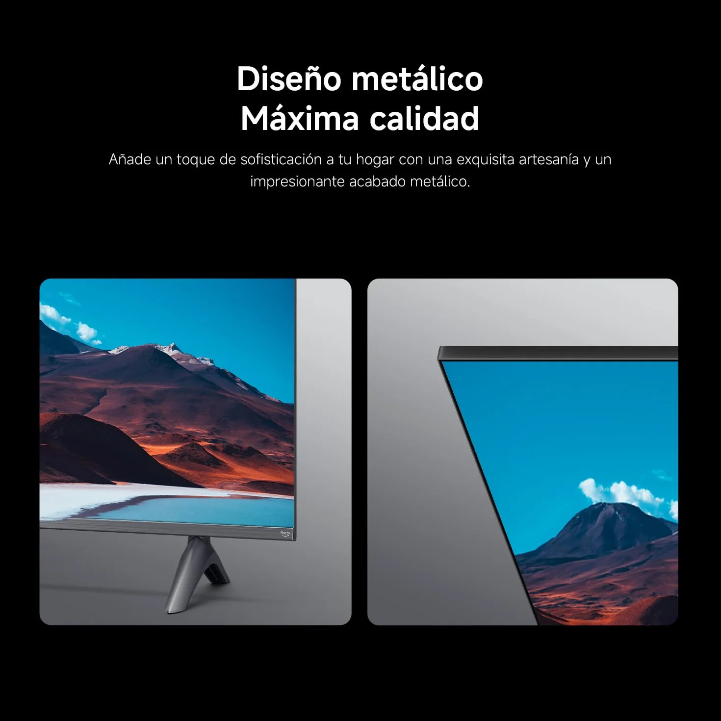 Xiaomi TV F 50 50 Pulgadas 127 cm 4K UHD Smart TV Fire OS8 Control por Voz Alexa HDR10 MEMC Modo Game Boost 120Hz 2GB+32GB Compatible con Apple AirPlay