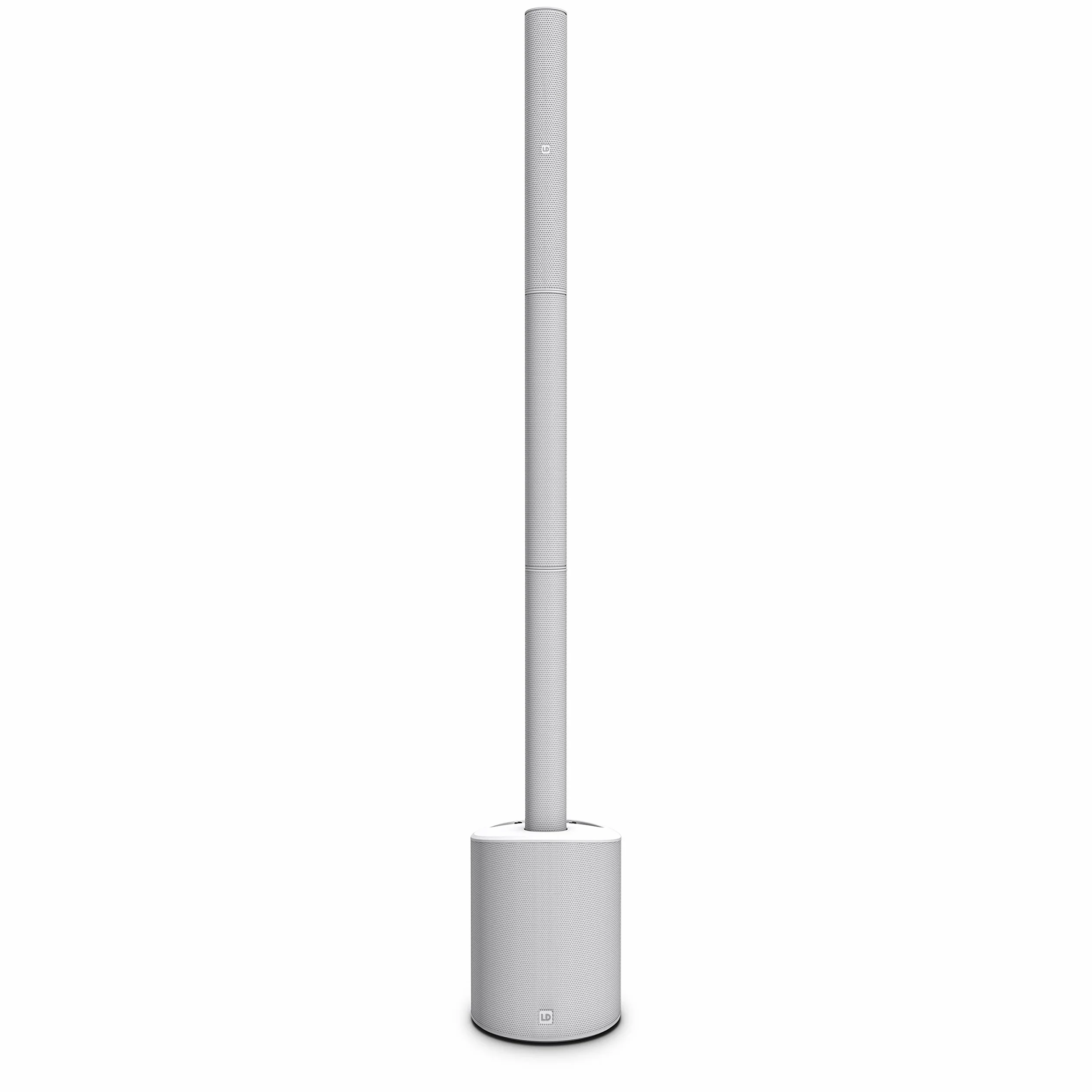 LD Systems MAUI 5 GO 100 W - Sistema de PA de columna ultraportátil con alimentación por batería - blanco - versión de 3200 mAh