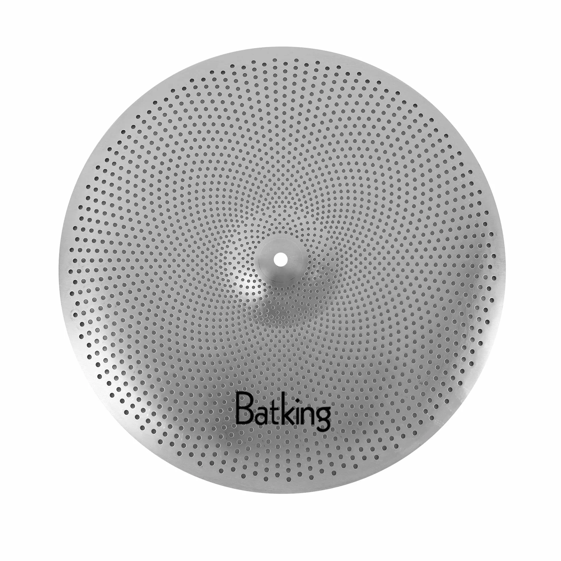 Juego de platillos de bajo volumen Paquete 60% -70%, 14/16/18/20 ”Platillos silenciosos Juego de 5 piezas plateado para practicar