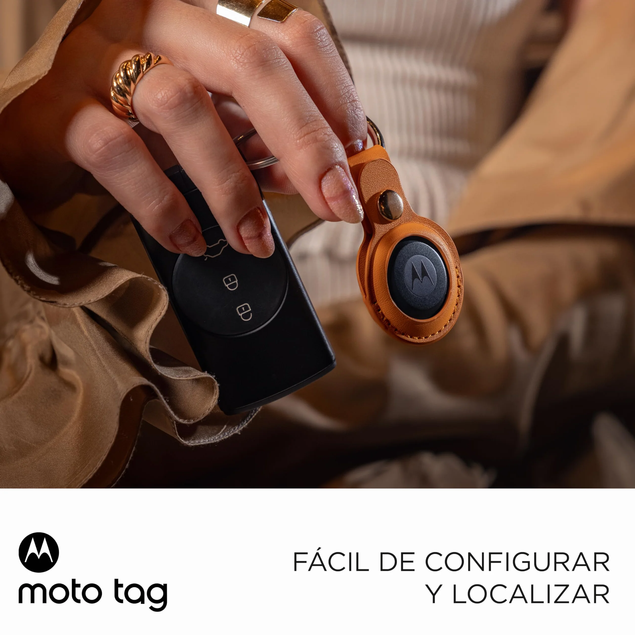Motorola Moto Tag,fácil de configurar localizar,protección Frente al Seguimiento no Deseado,Bluetooth y precisión UWB,compatibilidad con Accesorios Populares,autonomía 1 año,protección bajo Agua,Azul