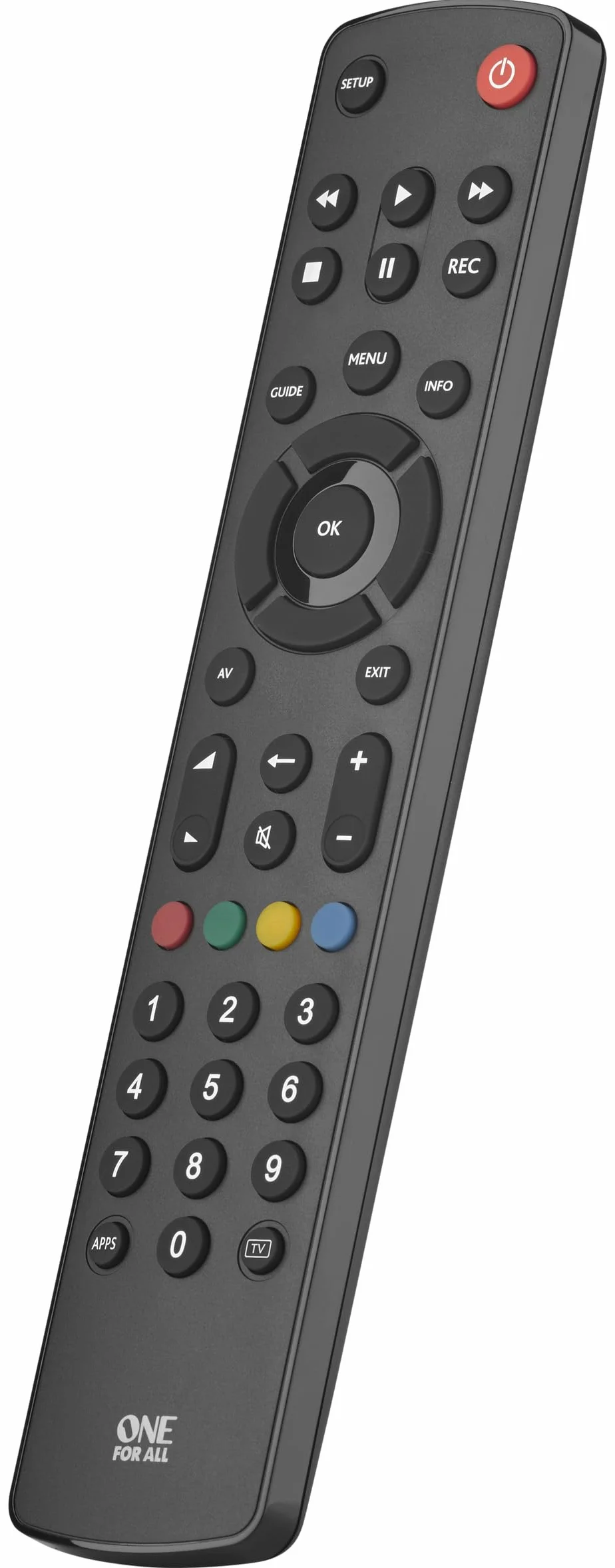 One For All URC1210 Control Remoto Universal para TV - Negro