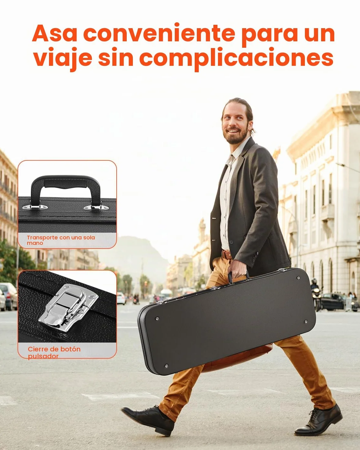 VEVOR Estuche Rígido para Guitarra