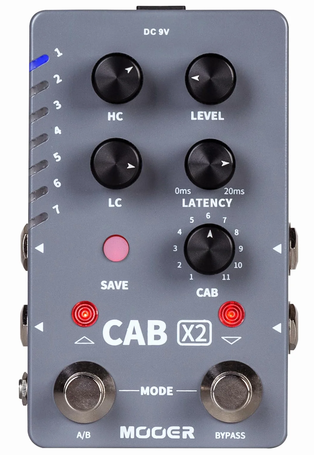 Mooer Effects CAB X2 Simulador de pantallas