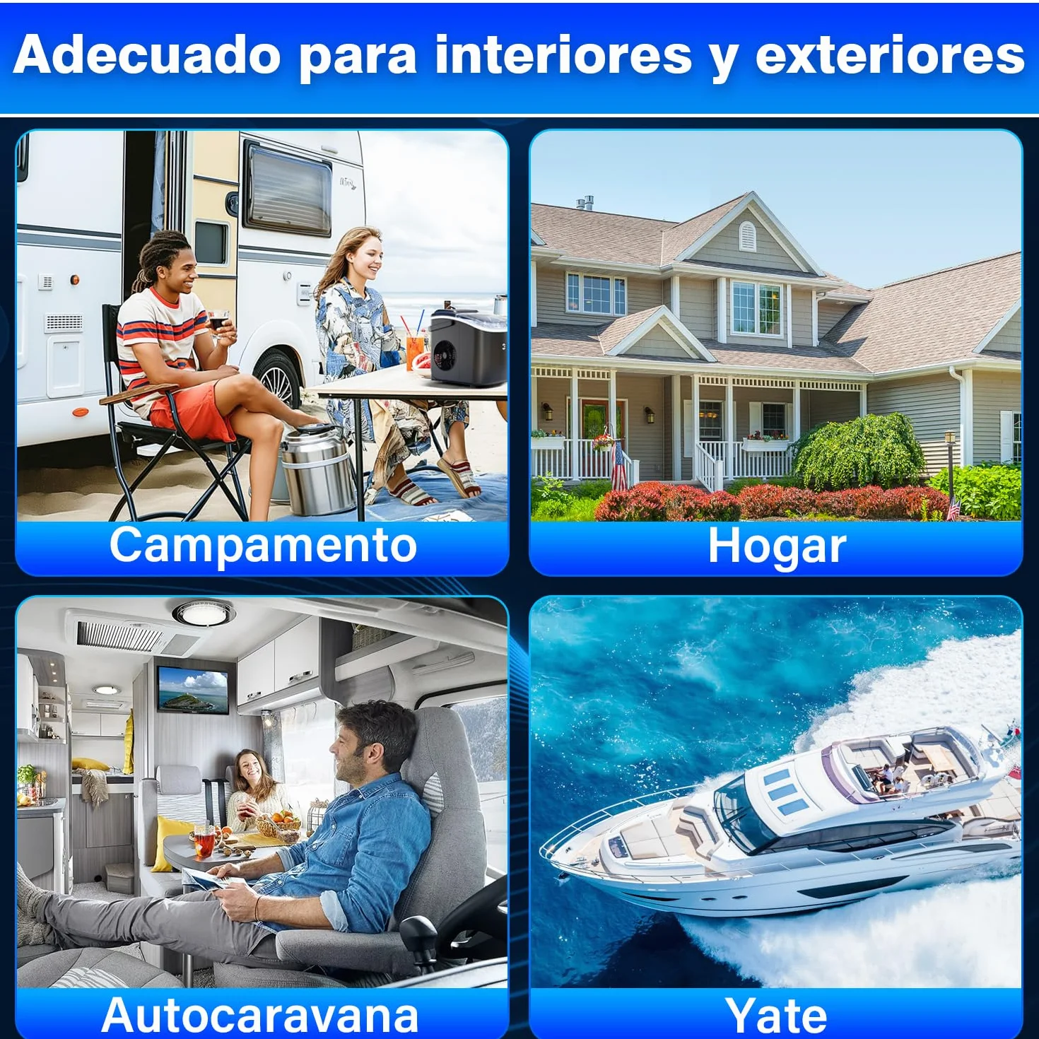 Antena TV Interior HD Potente para Smart TV – Antena TDT Digital Omnidireccional 360°, Base Magnética, DVB-T2/DVB-T, 4K/1080P
