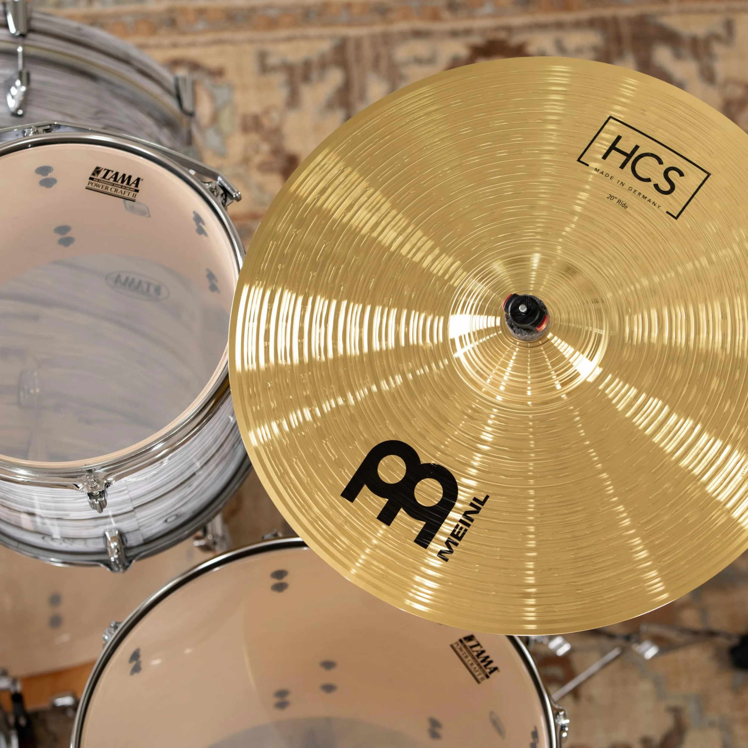 Meinl Cymbals HCS Complete Cymbal Set Pack - Juego de Platillos de Batería con 14 pulgadas Hihats, 16 Crash y 20 Ride – Latón, Acabado Tradicional (HCS141620)