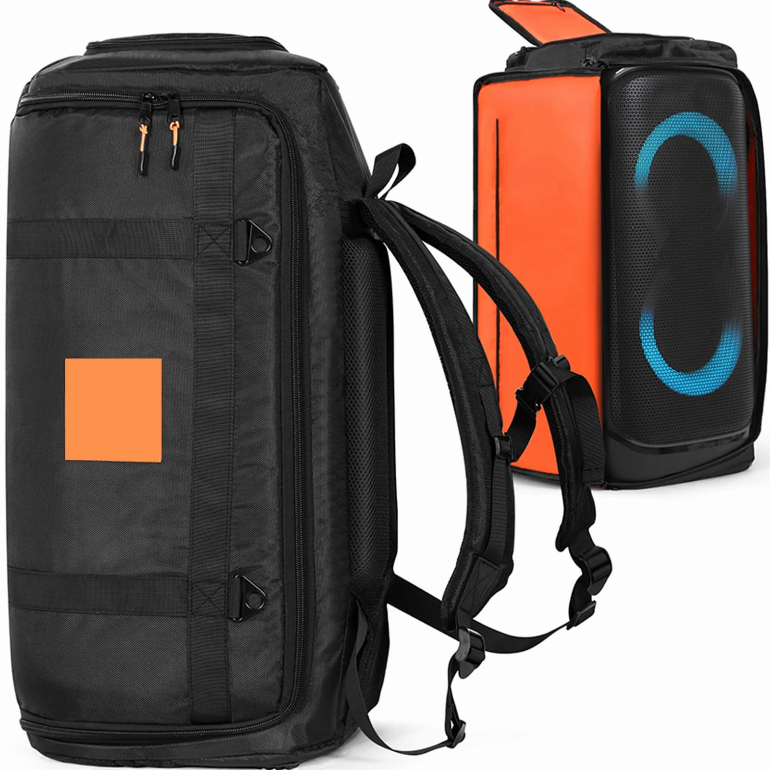 Funda de viaje portátil para altavoz JBL PartyBox Stage 320, bolsa de almacenamiento para altavoces al aire libre (negro)
