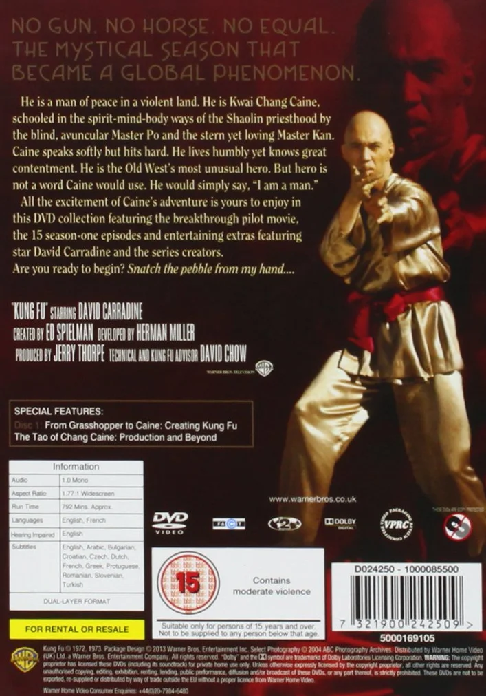 Kung Fu: The Complete First Season (3 Dvd) [Edizione: Regno Unito] [Reino Unido]