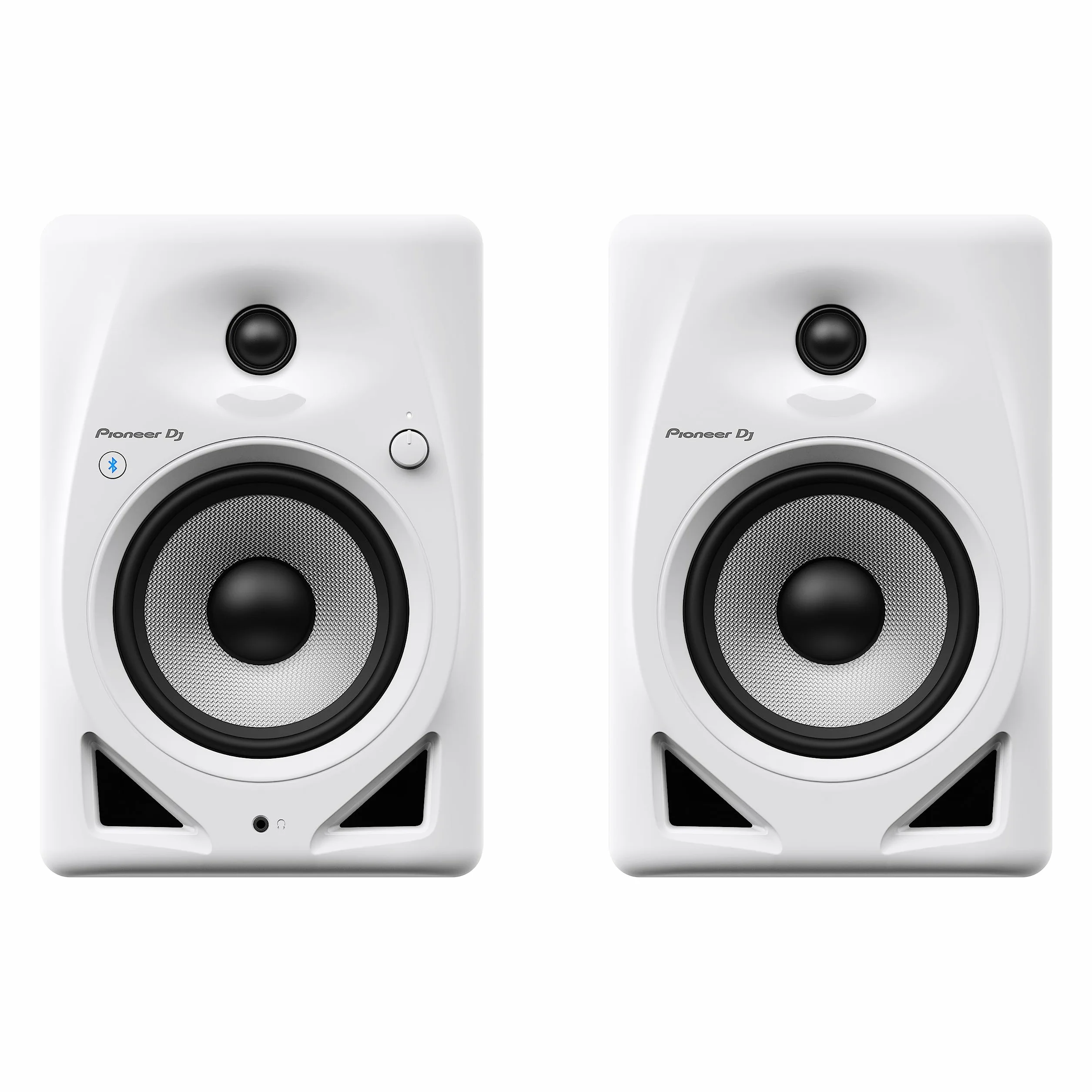 Pioneer DJ DM-50D-BT-W - Altavoz Activo de computadora de 5 Pulgadas con Bluetooth, Color Blanco