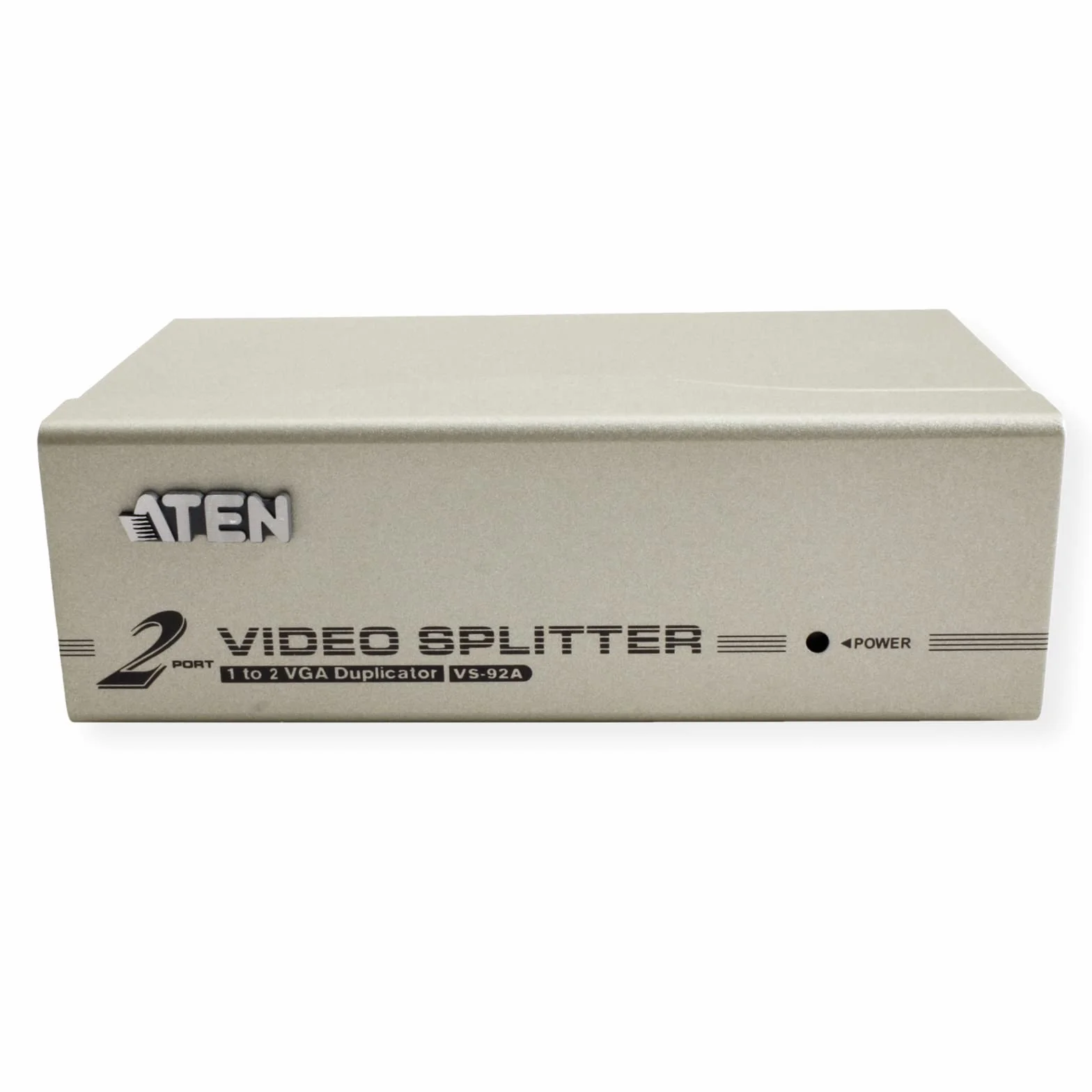 ATEN VS92A - Divisor de Video (indicador LED, VGA, HDB-15), Plateado