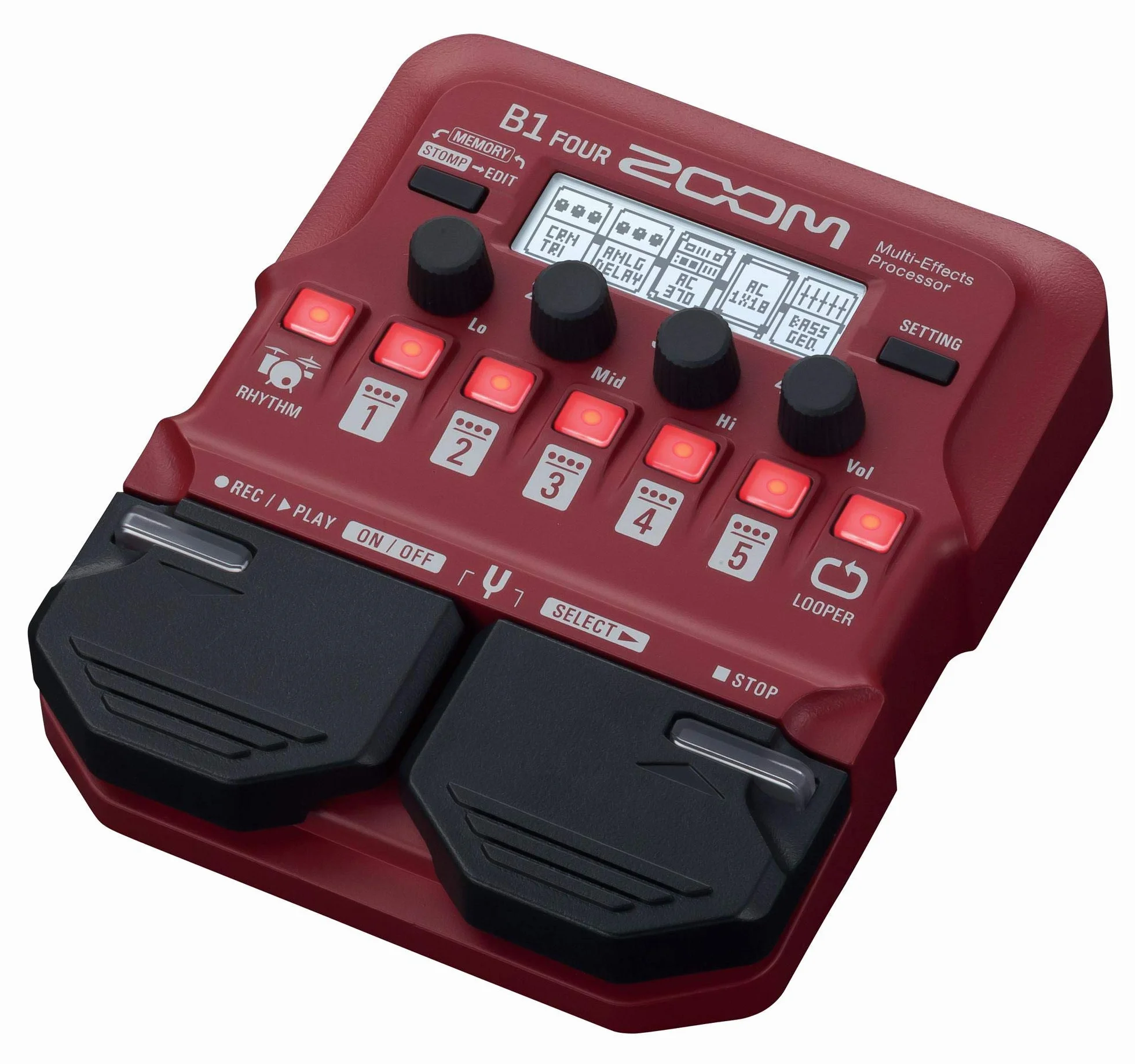 Zoom - B1 FOUR - pedal multiefecto para bajo eléctrico