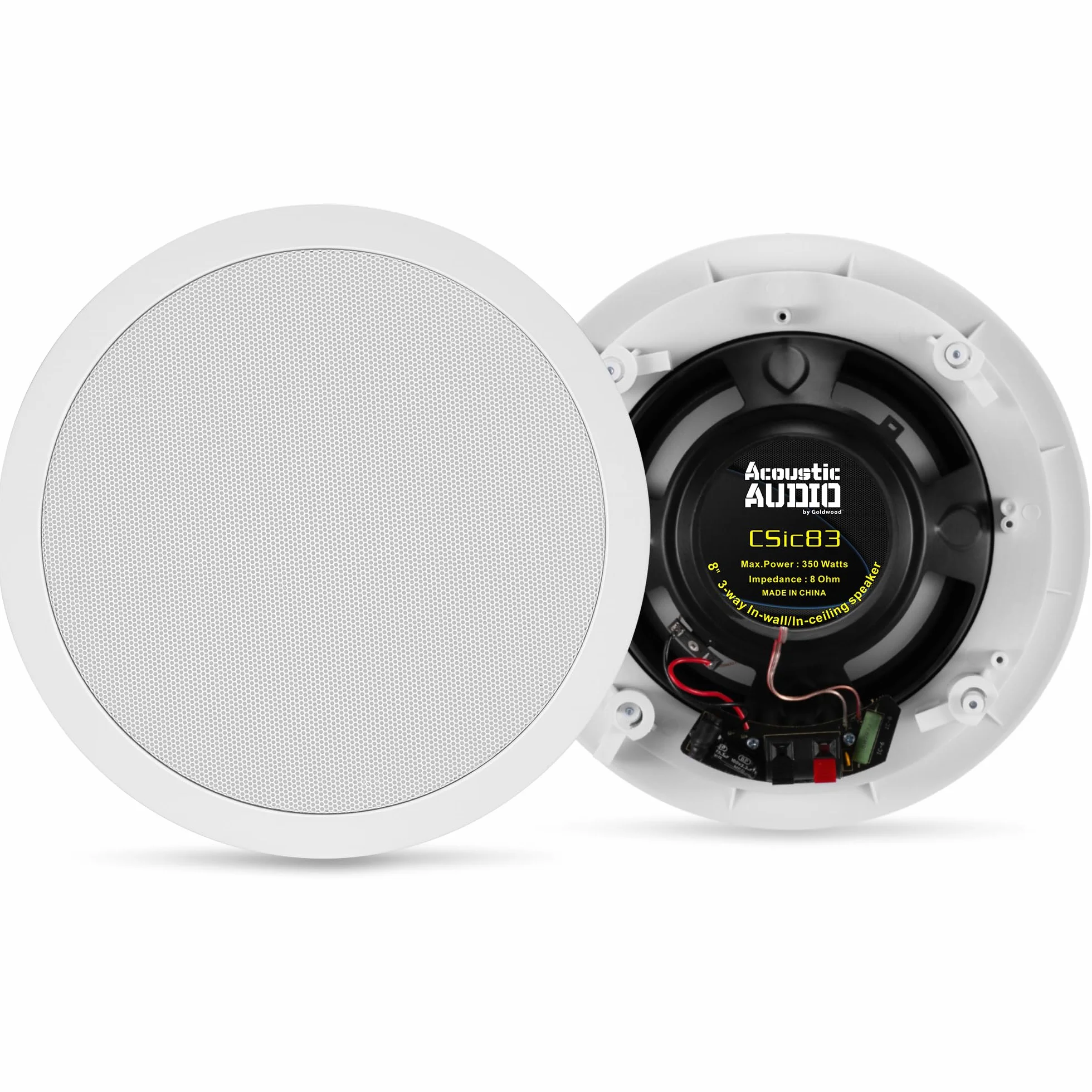 Acoustic Audio CS-IC83 - Altavoz de Techo (8 Pulgadas, 3 Pares, 2100 W)