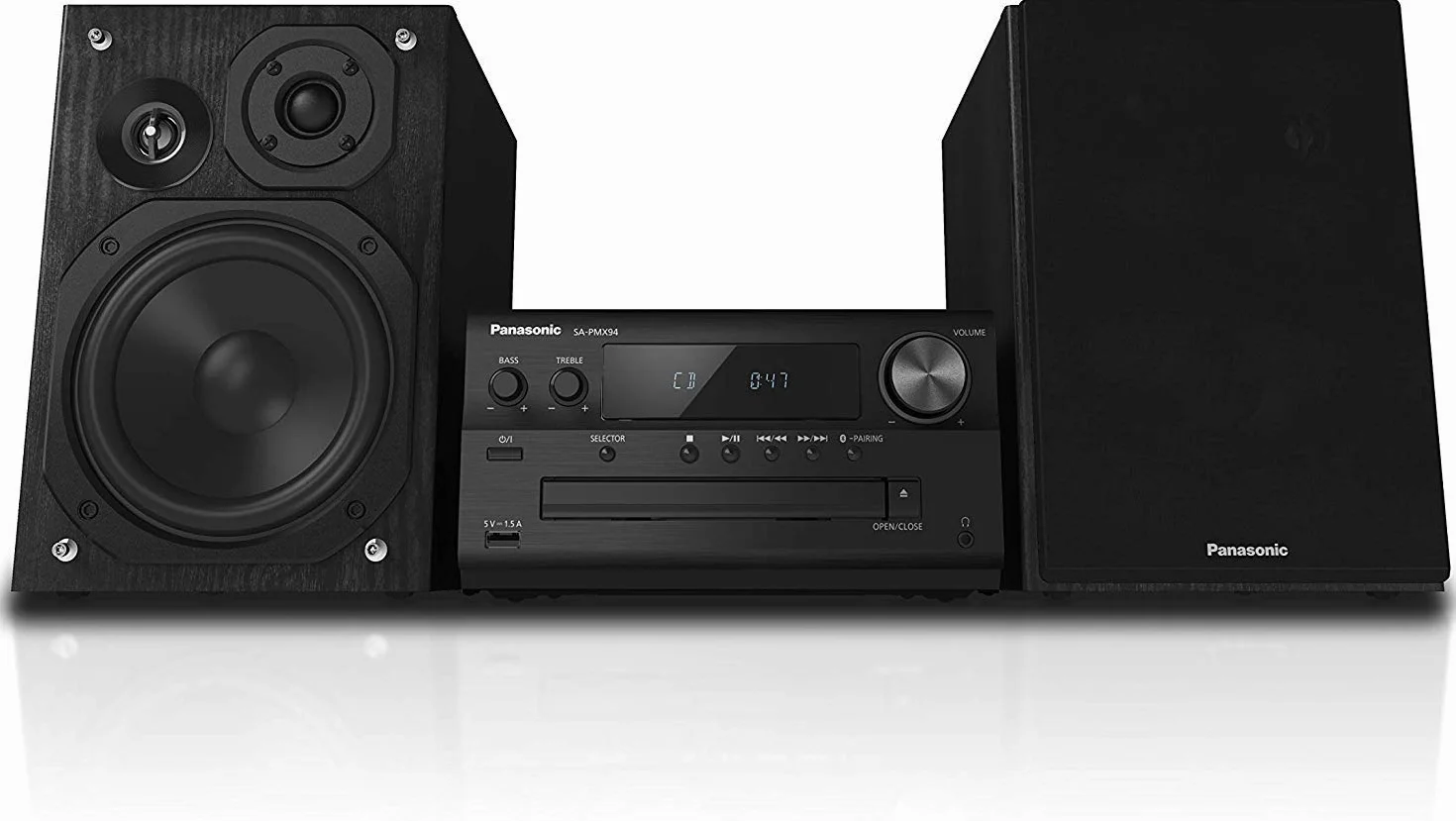 Panasonic SC-PMX94 Minicadena de música Bluetooth Negro 120 W 3 vías