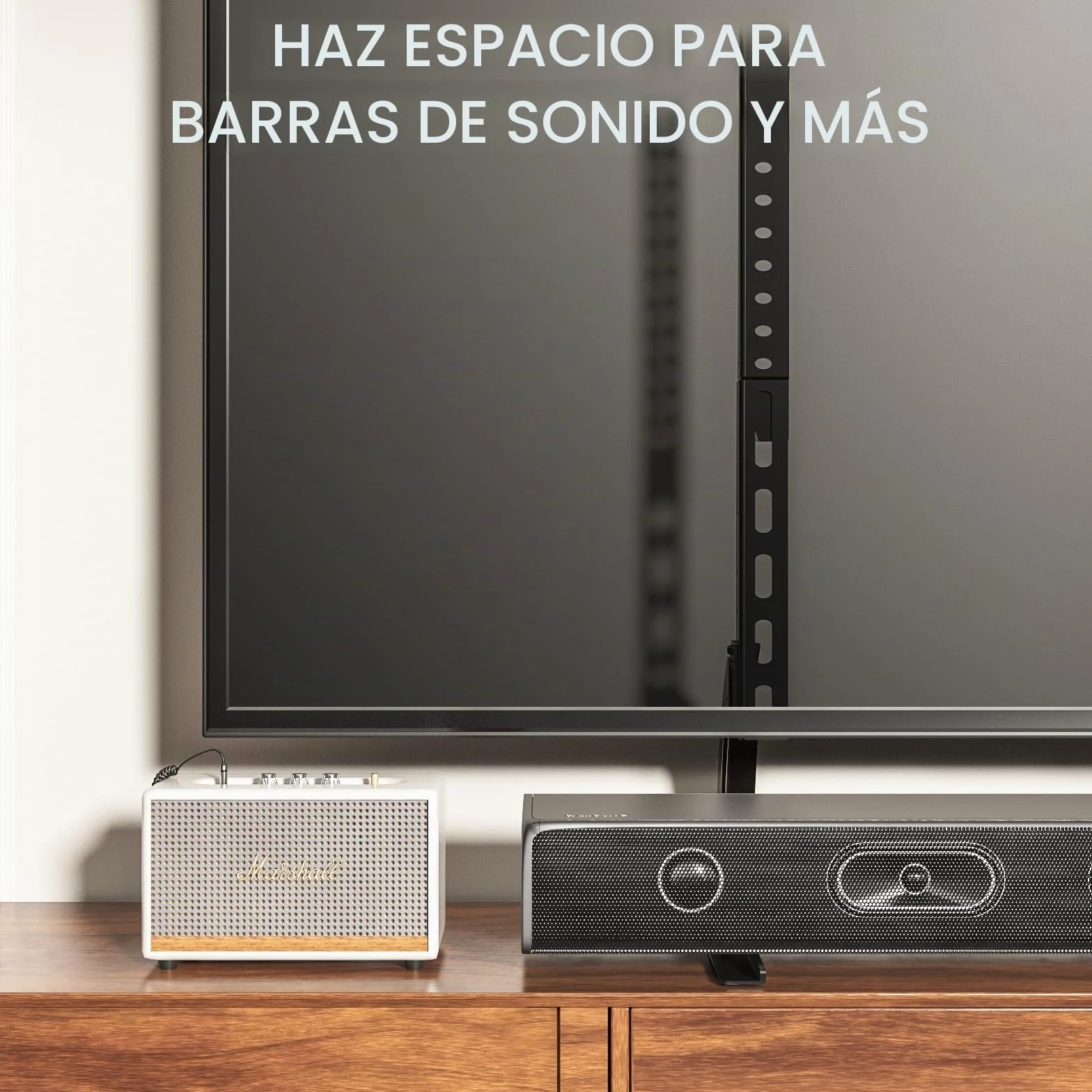RFIVER Soporte Universal para TV de 20 a 65 Pulgadas - Patas/Pedestal de Sustitución para LCD, LED, OLED, Plasma (Pantallas Planas y Curvas) - Soporta 40 kg, VESA 800x500 mm