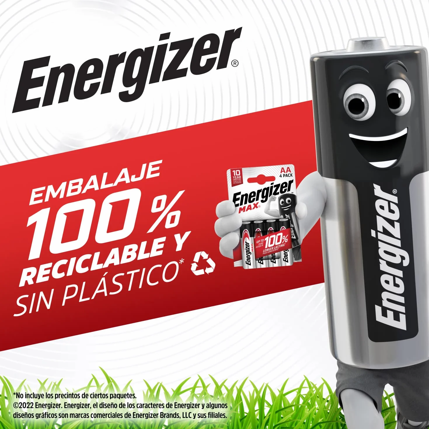Energizer Max - Pila 9V Alcalinas (Paquete de 3) - Baterías de 9 Voltios - para Detector de Humo/monóxido de Carbono, electrónica y Audio - Construcción 100% a Prueba de Fugas - 5 años de Vida útil