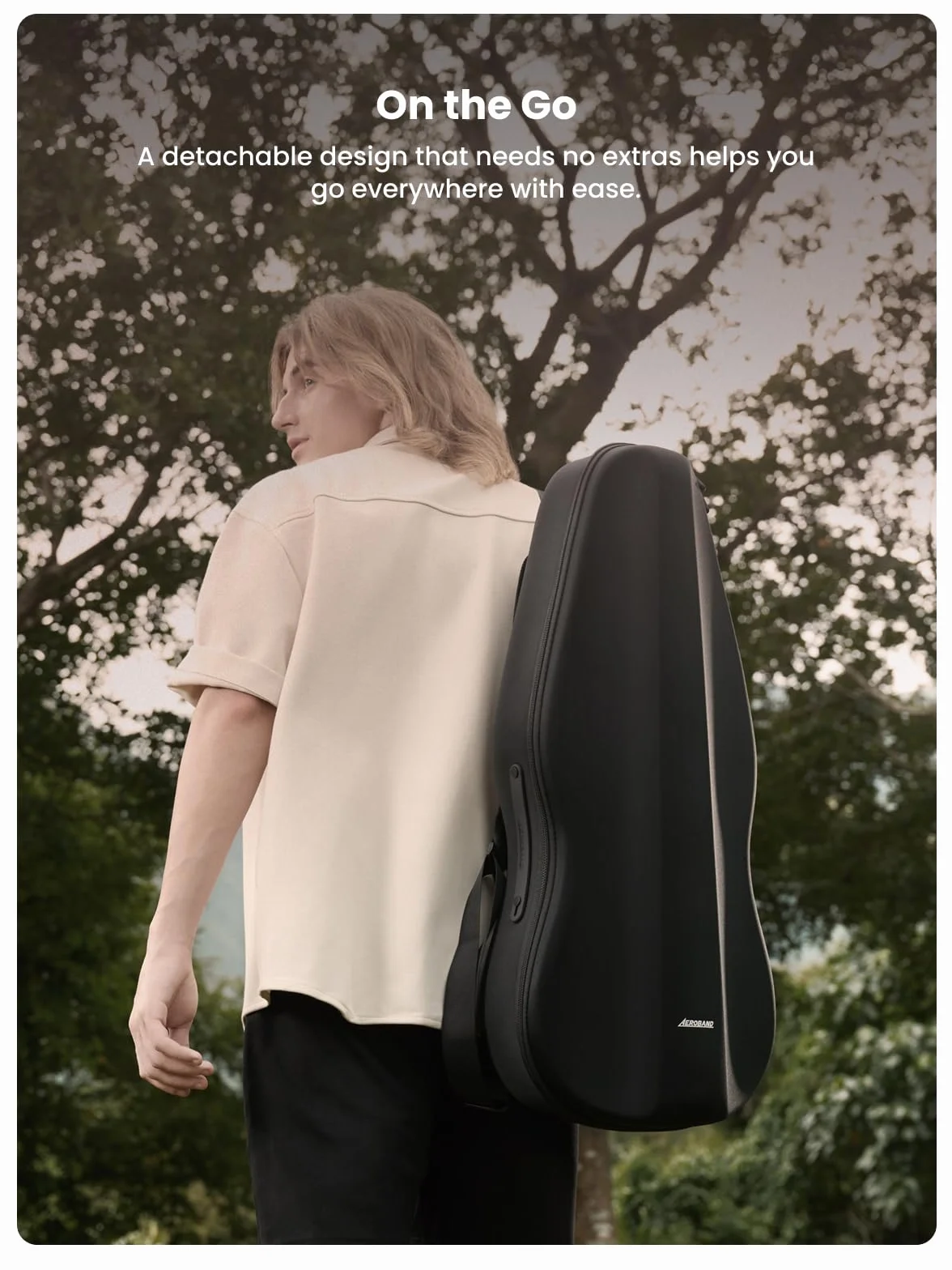 AeroBand Guitarra Eléctrica Acústica Sin Cuerdas, Innovadora Guitarra de Viaje para Principiantes, Entusiastas, Adultos, Regalo (blanca)