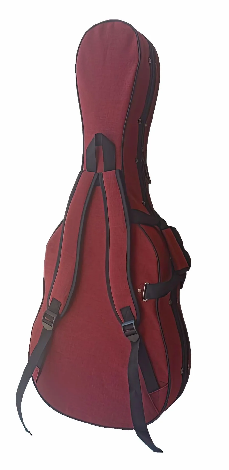 cibeles Estuche Guitarra Clásica Flamenca Foam con Nueva Forma (Rojo)