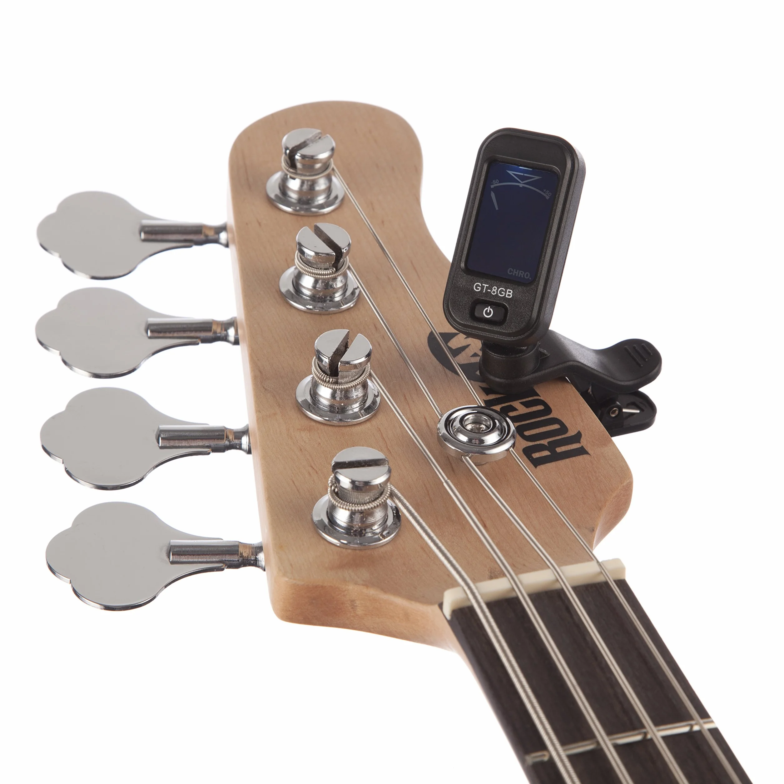 RockJam Super Kit de bajo de tamaño completo con amplificador de guitarra, Sintonizador de guitarra, Soporte, Bolsa y accesorios Sunburst