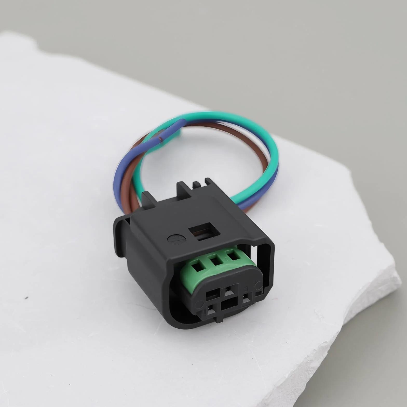 2X Conectores de Cable para Sensor de Aparcamiento PDC 968402-1C Compatible con Peugeot Y Compatible con Citroën (2002-2018 3 Pines)