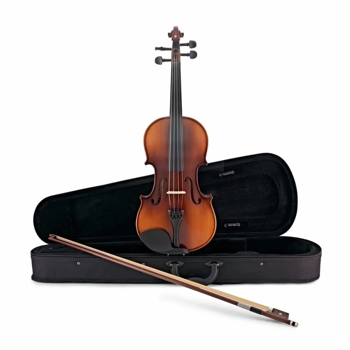 Gear4music Violín Full Size Para adultos principiantes con estuche y arco