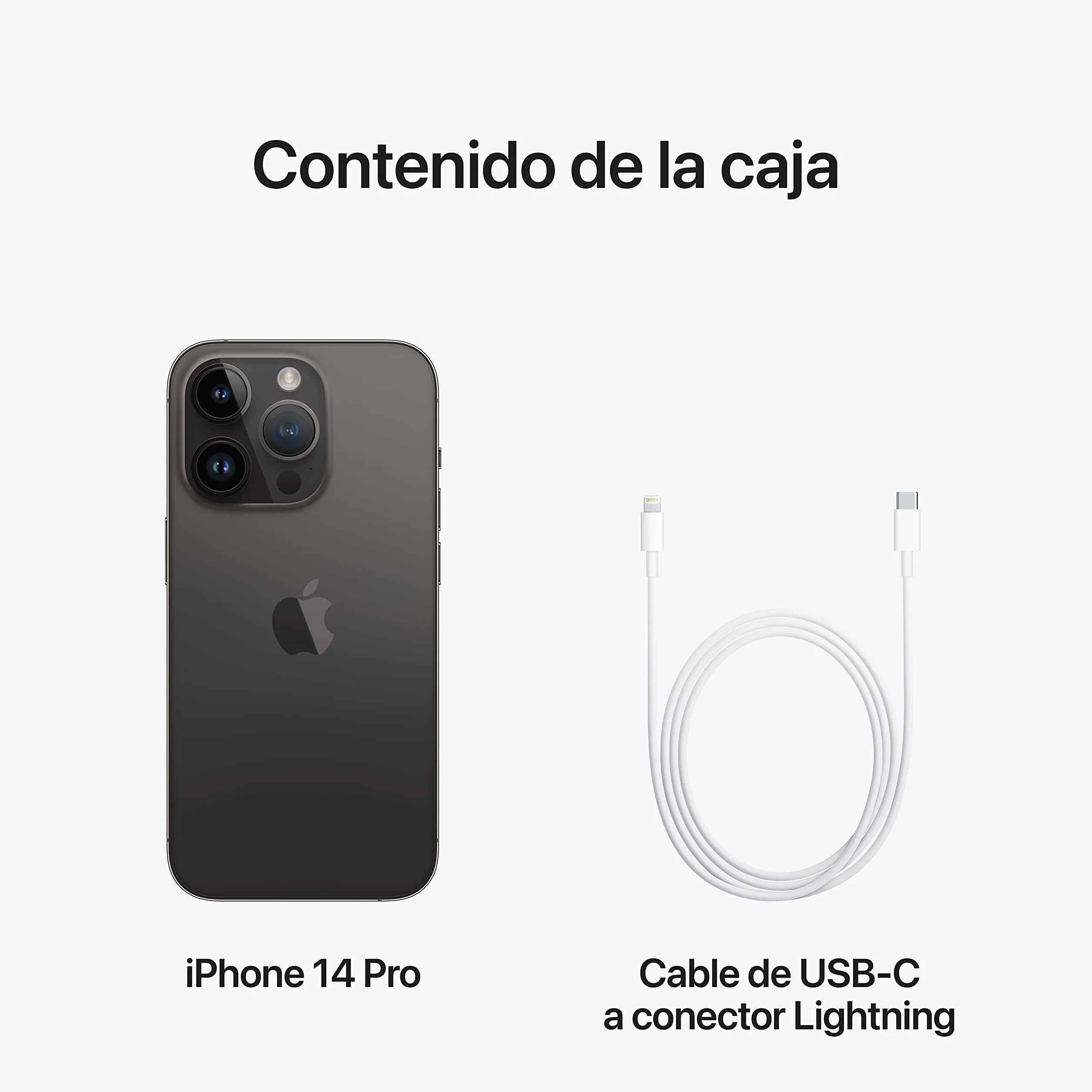 Apple iPhone 14 Pro, 128GB, Negro Espacial - (Reacondicionado)