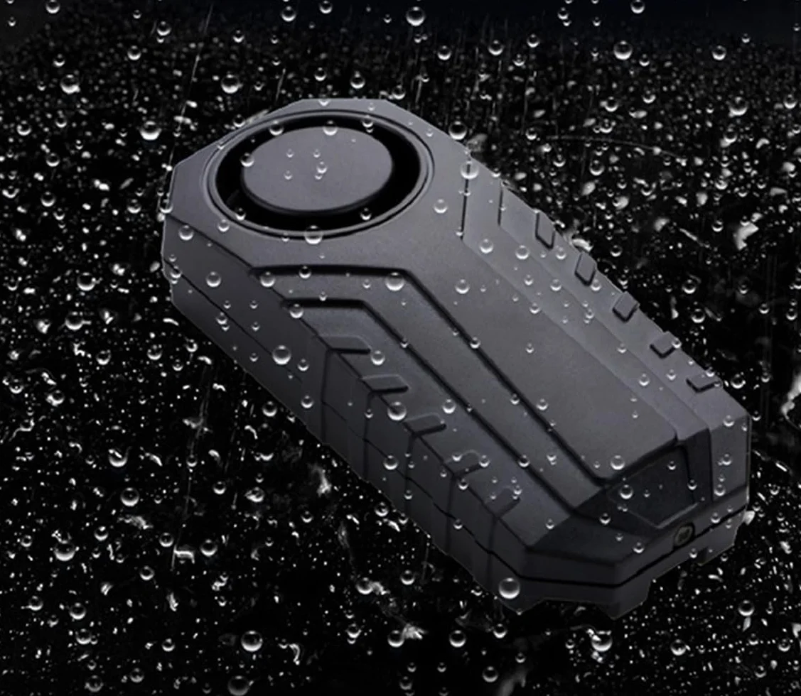 Alarma de Bicicleta Inalámbrica Seguridad Antirrobo para Ladrones Sensor de Movimiento de Vibración a Prueba de Agua con Control Remoto para Bicicleta Motocicleta Coche Scooter Vehículos