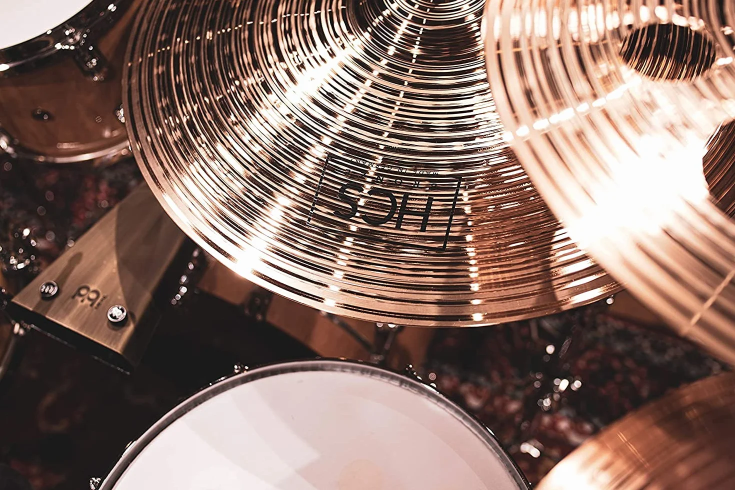 Meinl Cymbals HCS Bronze Plato Ride de 20 pulgadas (50,8cm) Platillos de Batería – Bronce B8, Acabado Tradicional (HCSB20R)