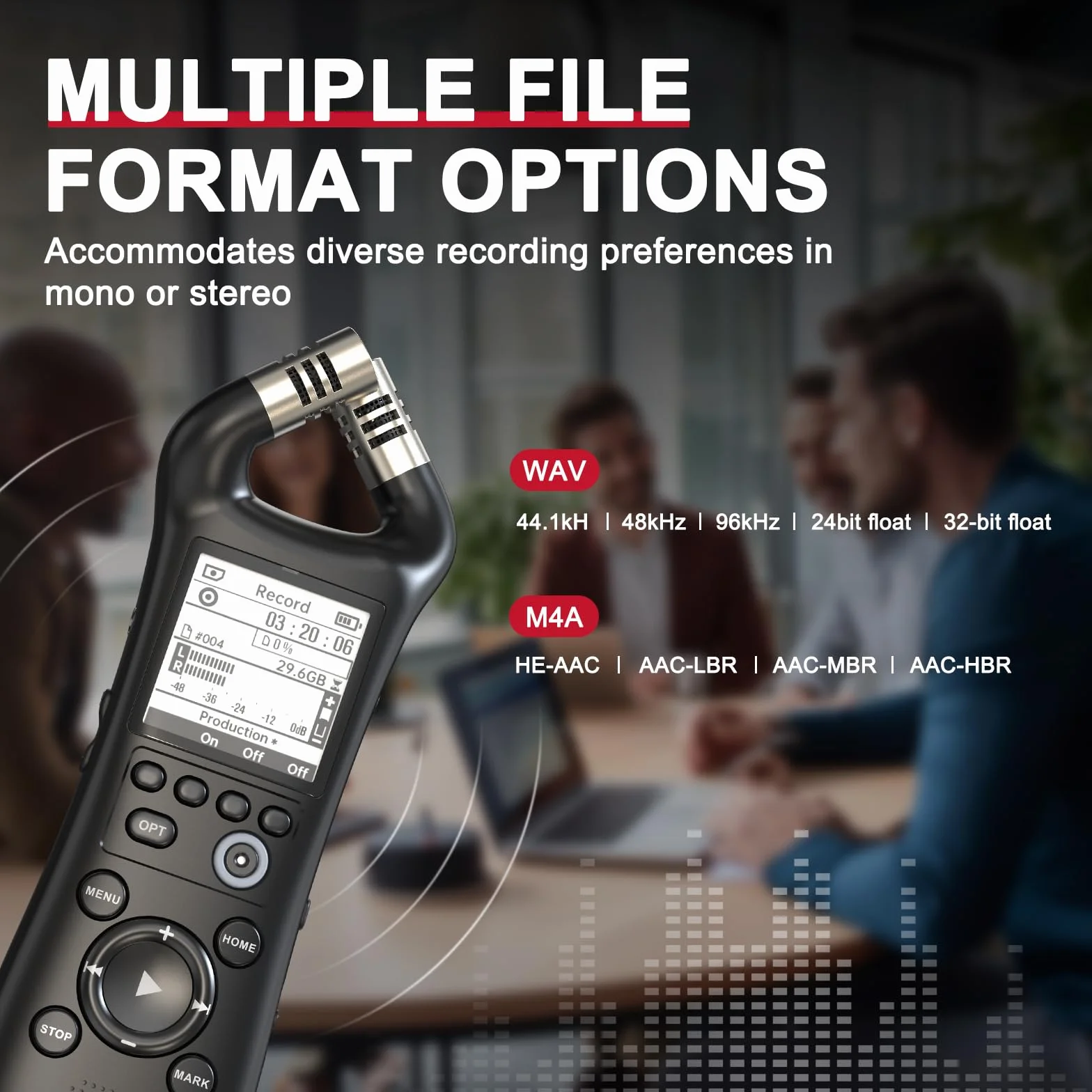 Xvive Grabadora estéreo portátil XV1-R e interfaz de audio (flotante de 32 bits)