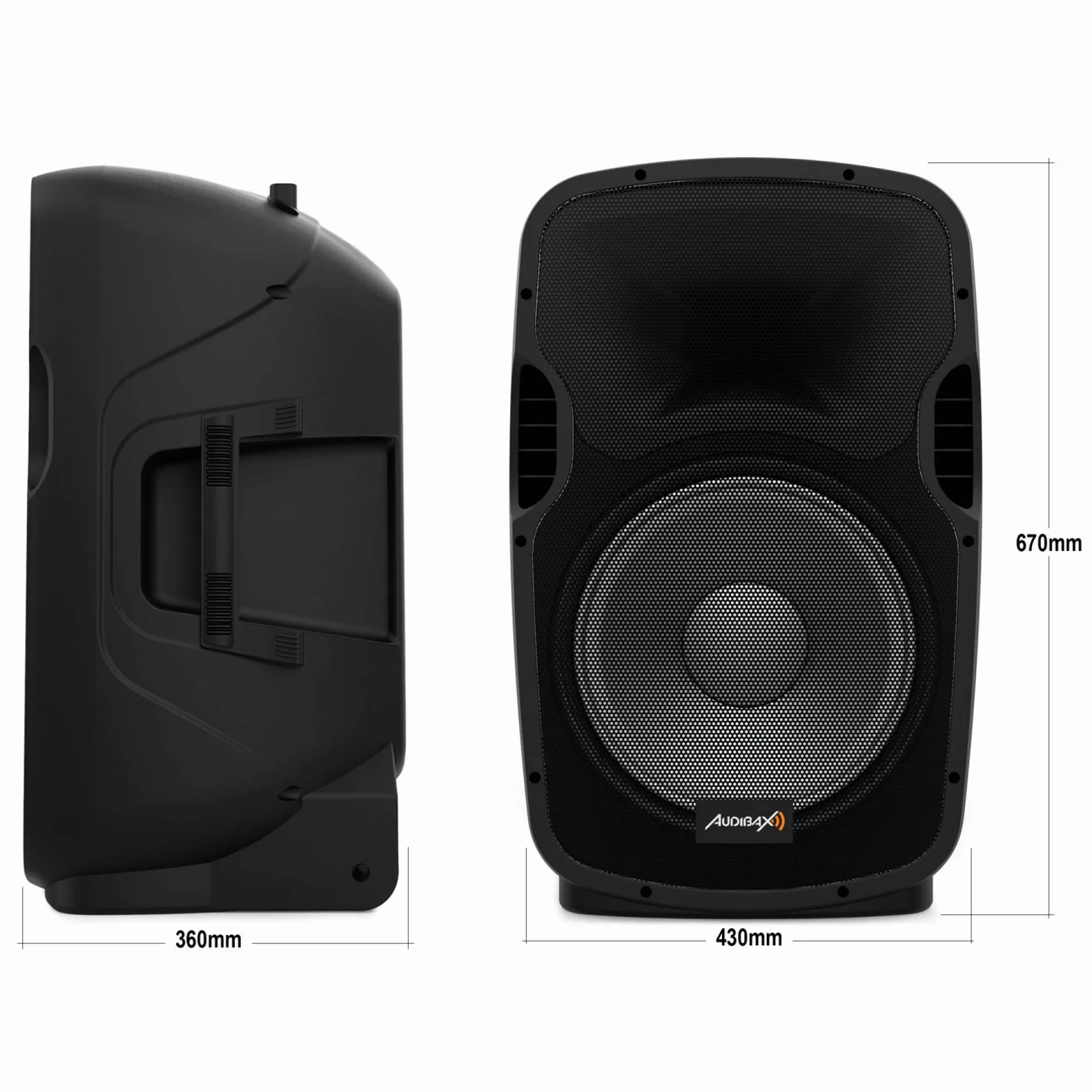Audibax Party 215 Led Set 2 Altavoces 15