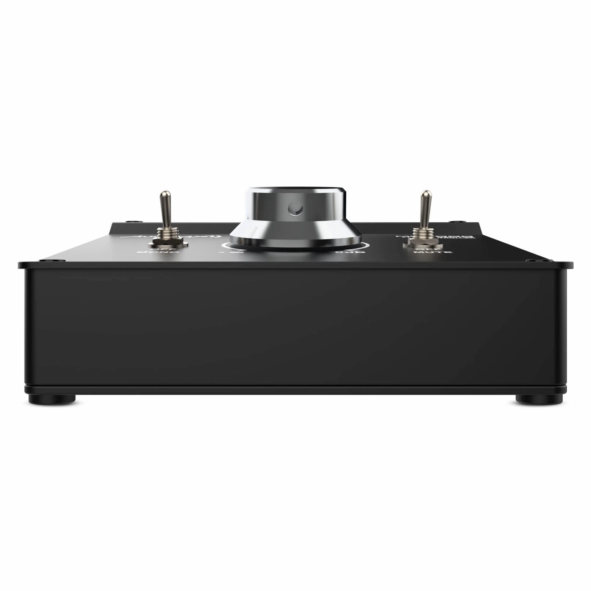 Audibax MC1000 - Controlador de Volumen Pasivo para Monitores de Estudio - Control de Volumen Rotatorio y con Conmutador Mono/Stereo - Botón para Silenciar la Señal - Diseño Compacto