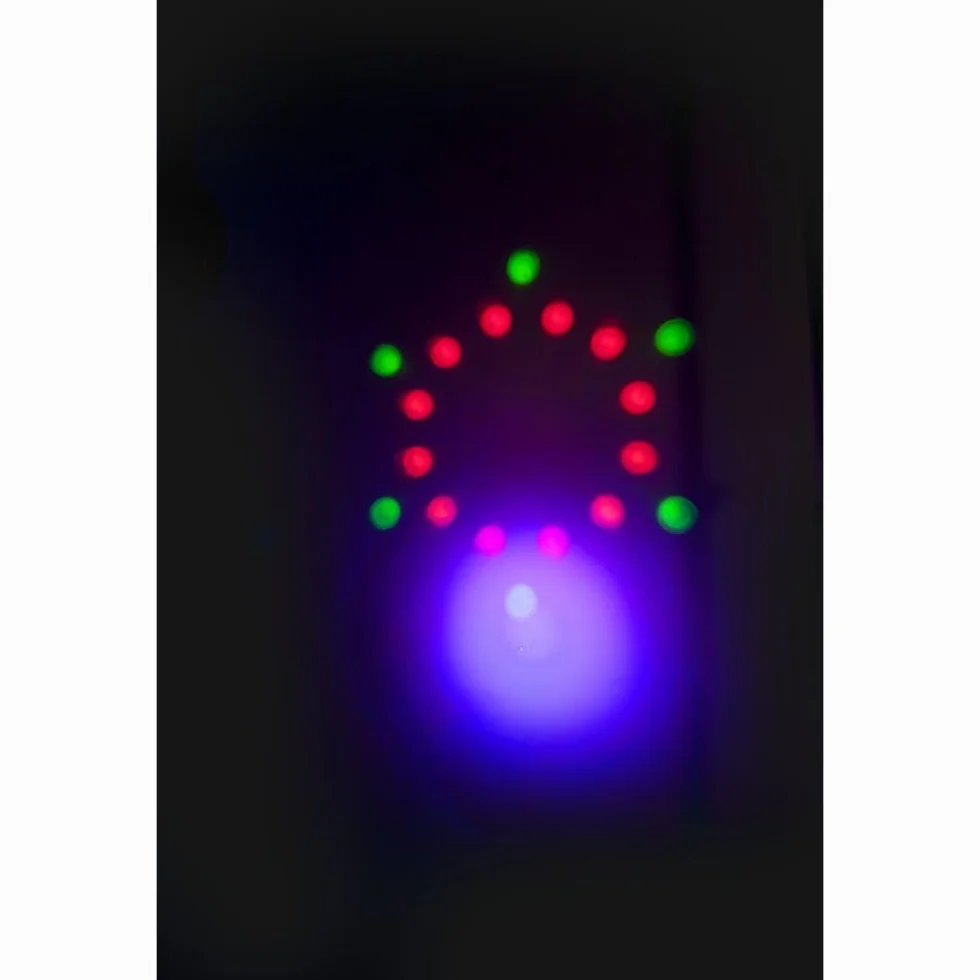 Ibiza - DJLIGHT60 - Soporte de luces con 2 proyectores PAR RGBB & 2 MOON FOWER RGBBBA - Pack LED 4 en 1