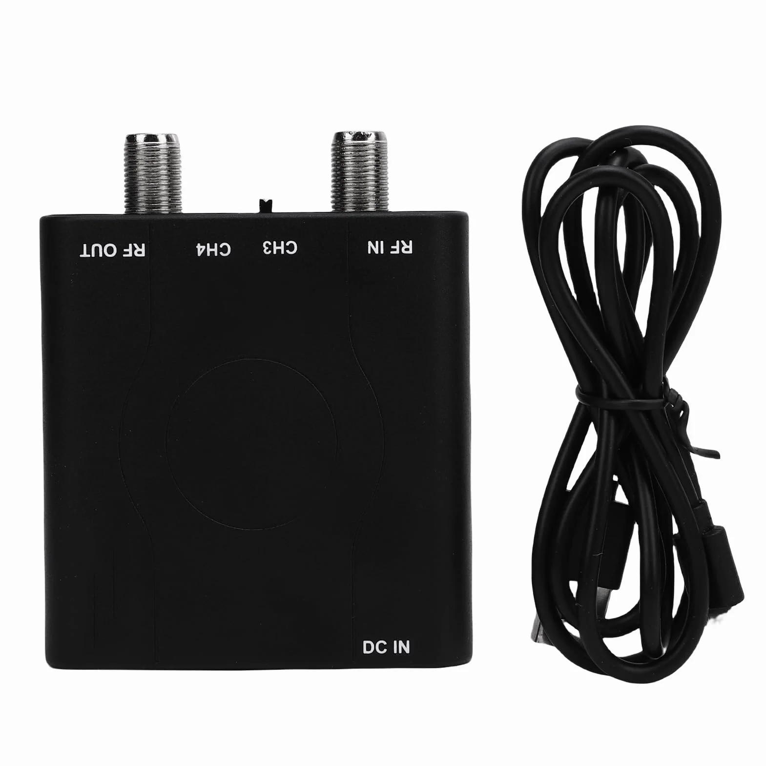 Vikye Modulador HDM61 HDMI a RF, Adaptador Convertidor VHF HDMI a RF para Salida de Formato NTSC de TV, Control PLL 1080P para Consola de Juegos de TV Doméstica