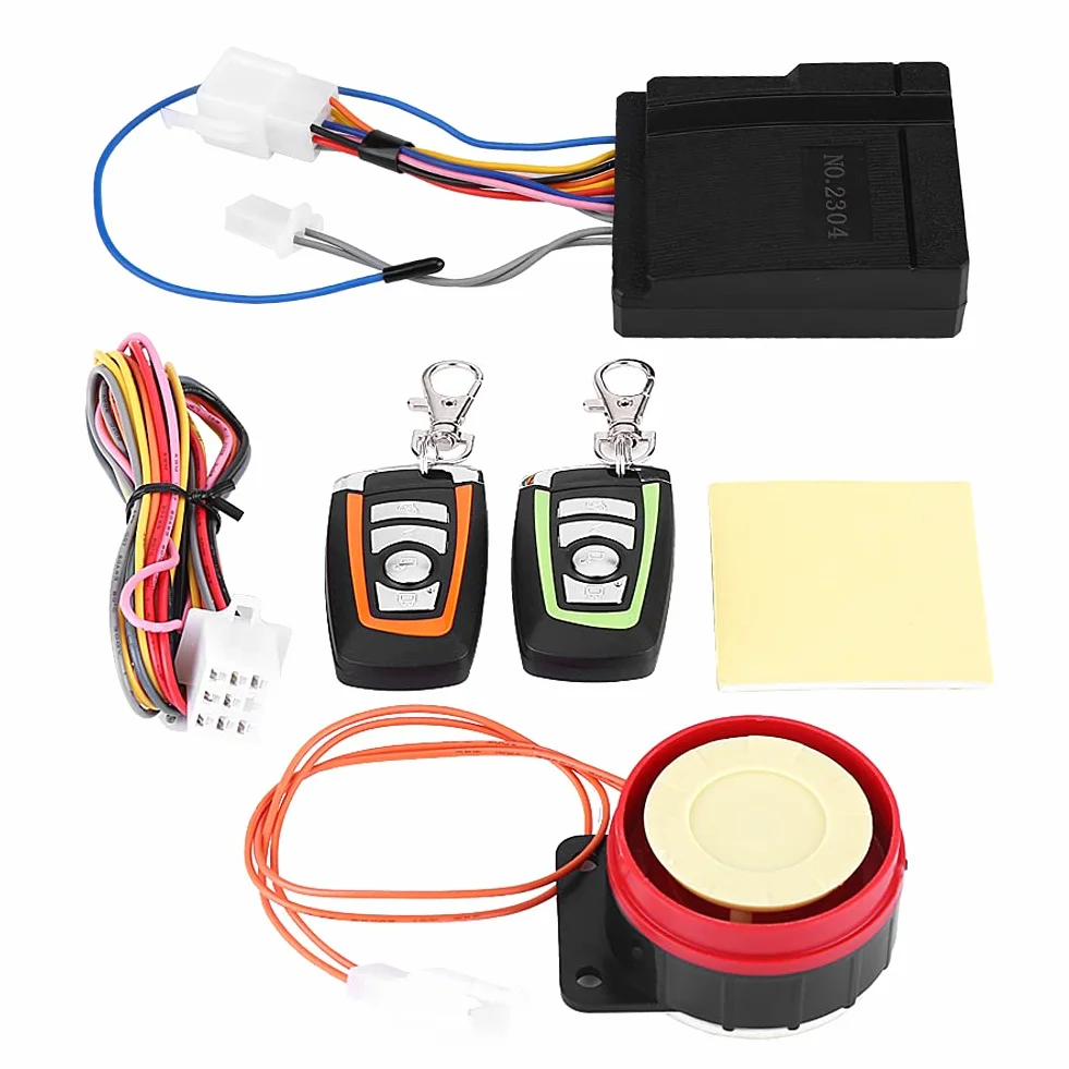EBTOOLS para Alarma Buena para Motocicleta Sistema de Alarma para Motocicleta Sistema de Alarma de Seguridad Antirrobo para Motocicleta Control Remoto