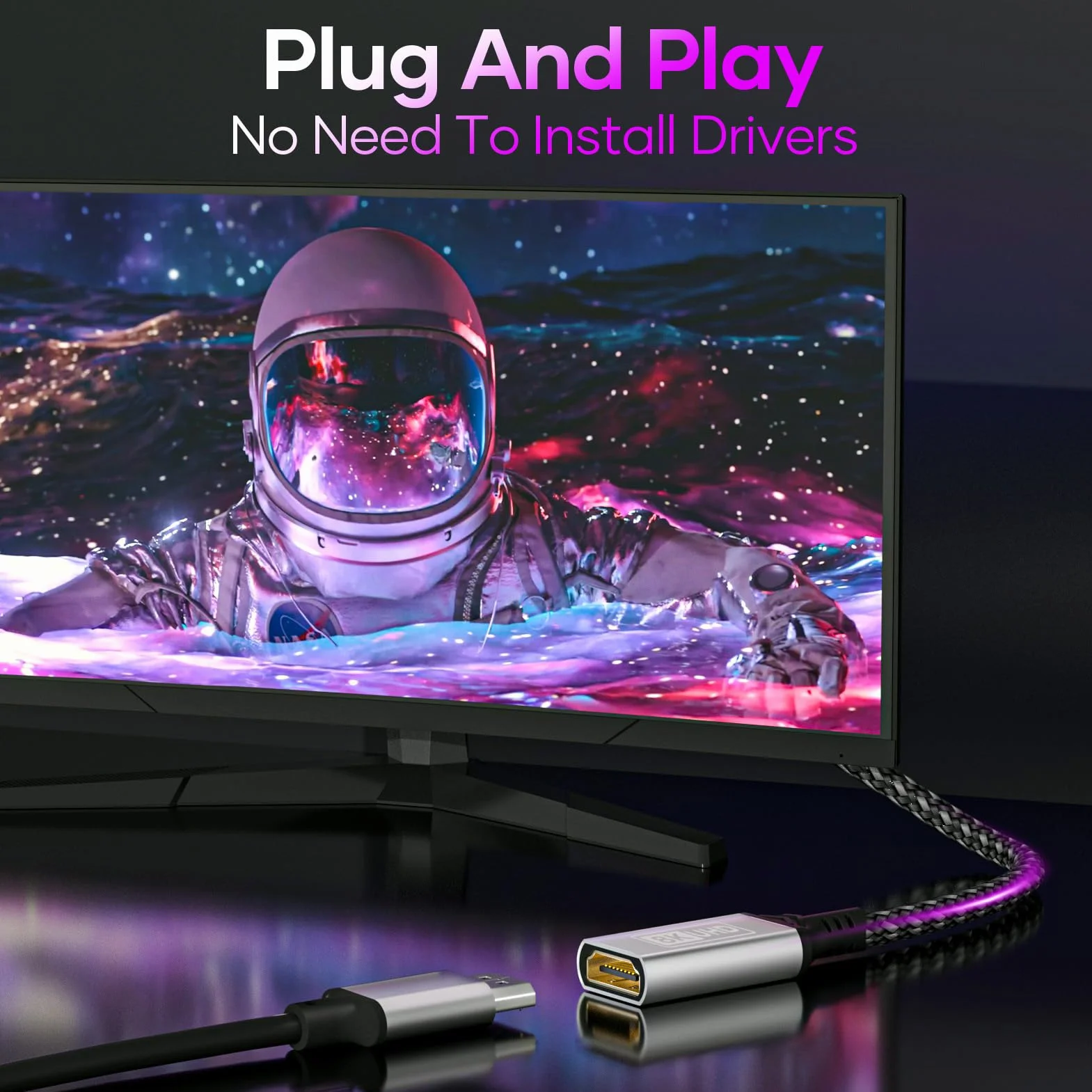Cable de extensión HDMI,0.2M 10K 8K@60HZ 4K@120HZ/144HZ Cable de extensión HDMI 2.1 macho a hembra 48Gbps Ultra Alta Velocidad UHD eARC HDCP 2.3 Dynamic HDR10+ Compatible con TV Stick,HDTV,PS5 PS4